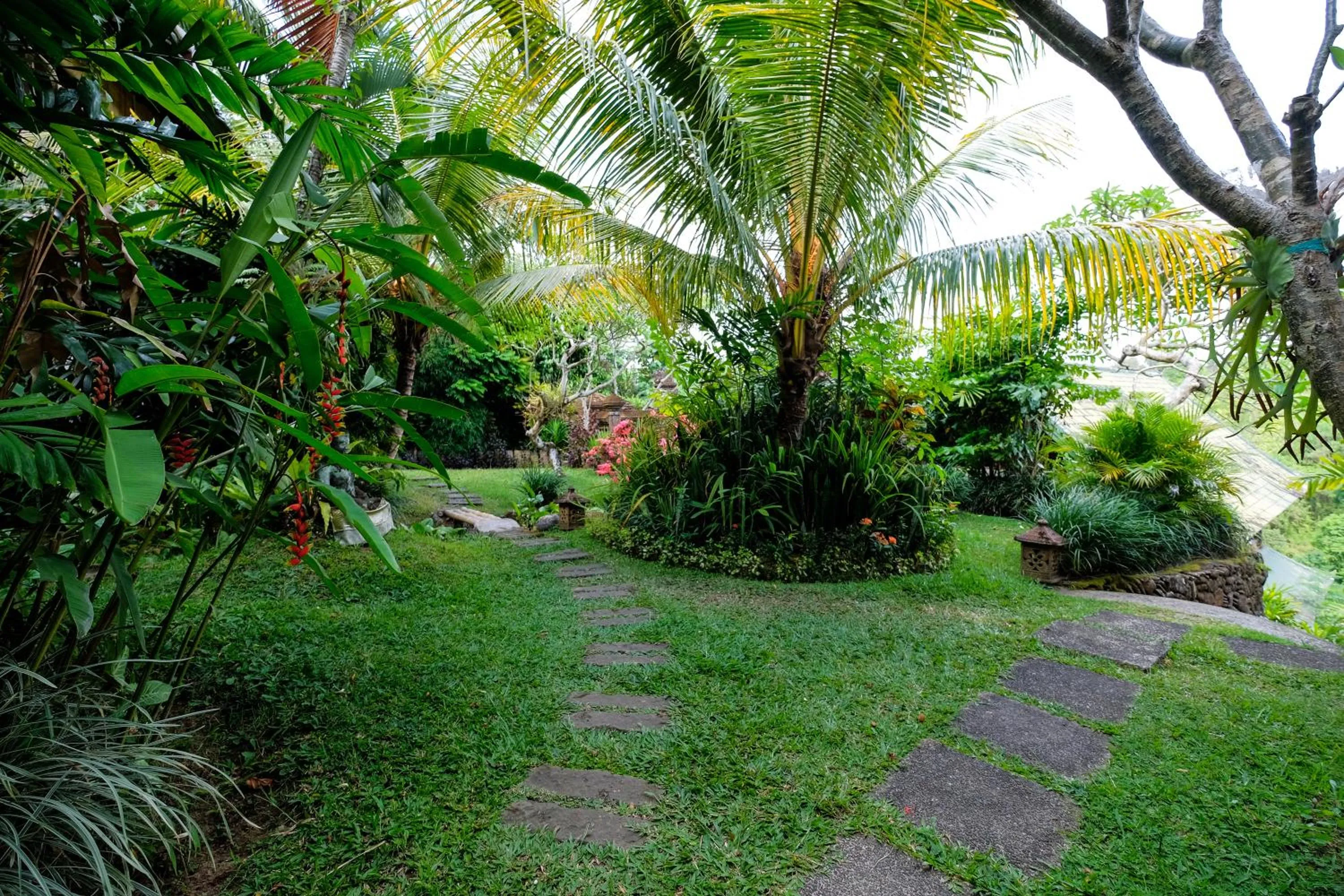 Garden view in Sunrise Villa Ubud