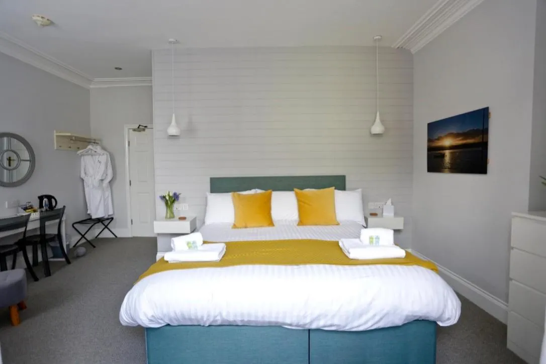 Bed in The Dolphin Hotel Exmouth