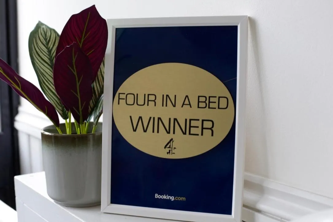 Bed in The Dolphin Hotel Exmouth