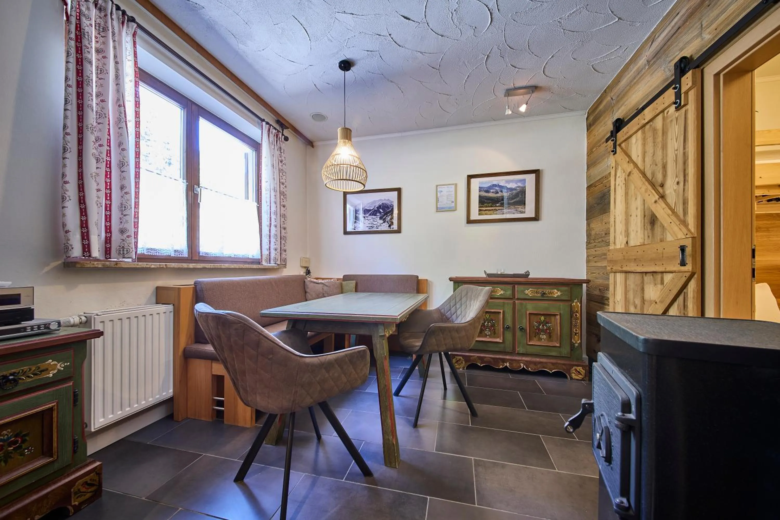 Seating area in Apartments Enzian