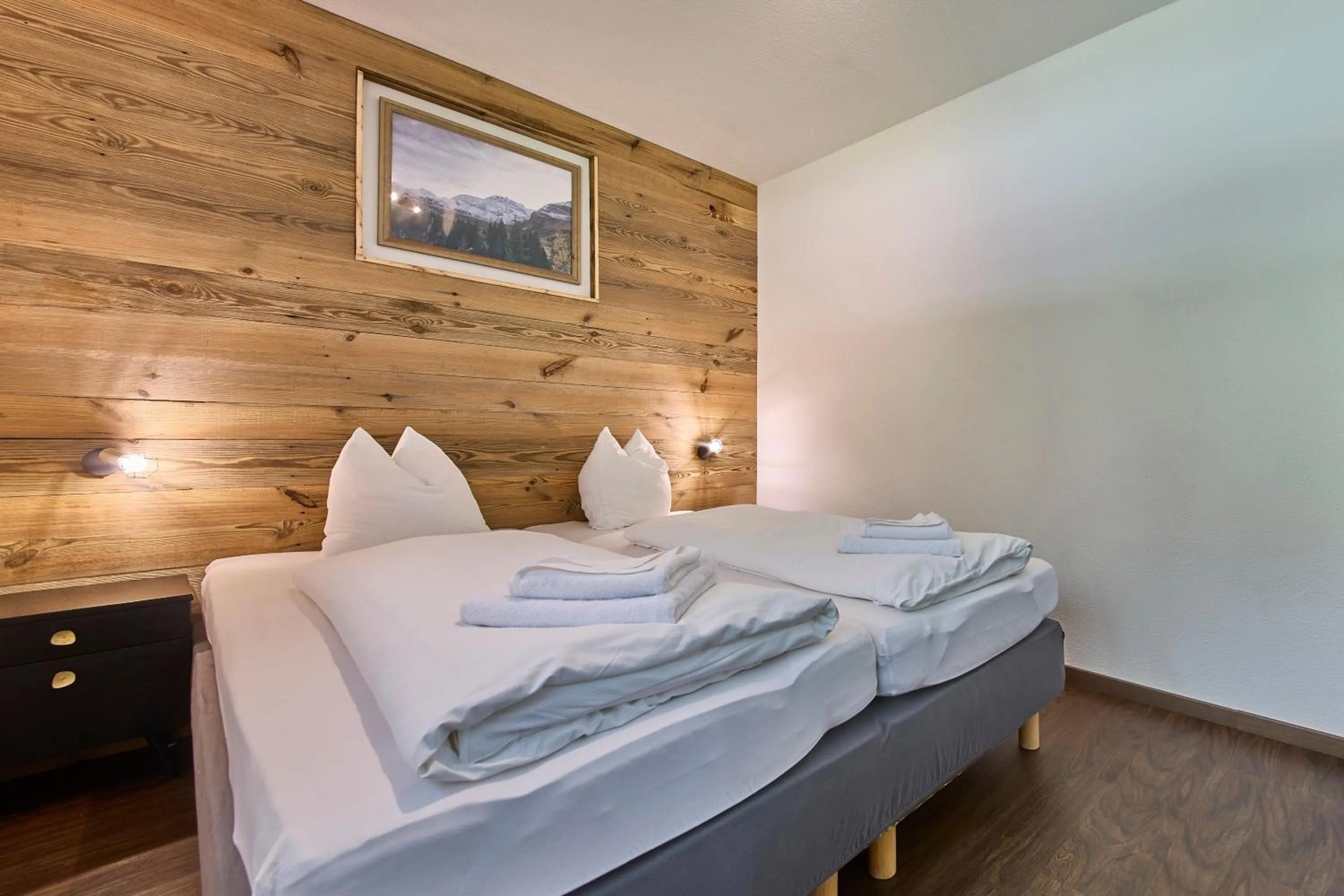Bed in Apartments Enzian