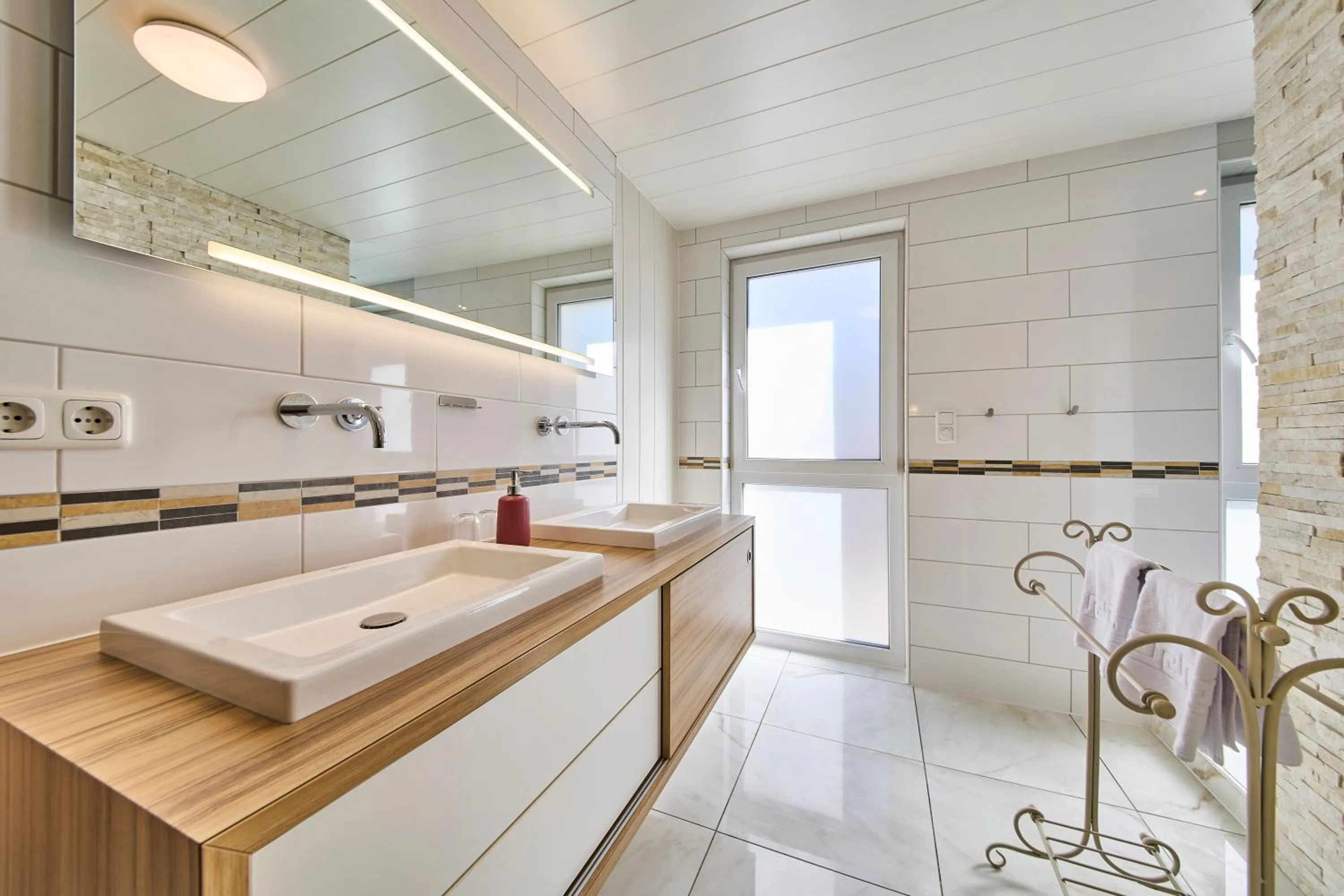 Bathroom in Apartments Enzian