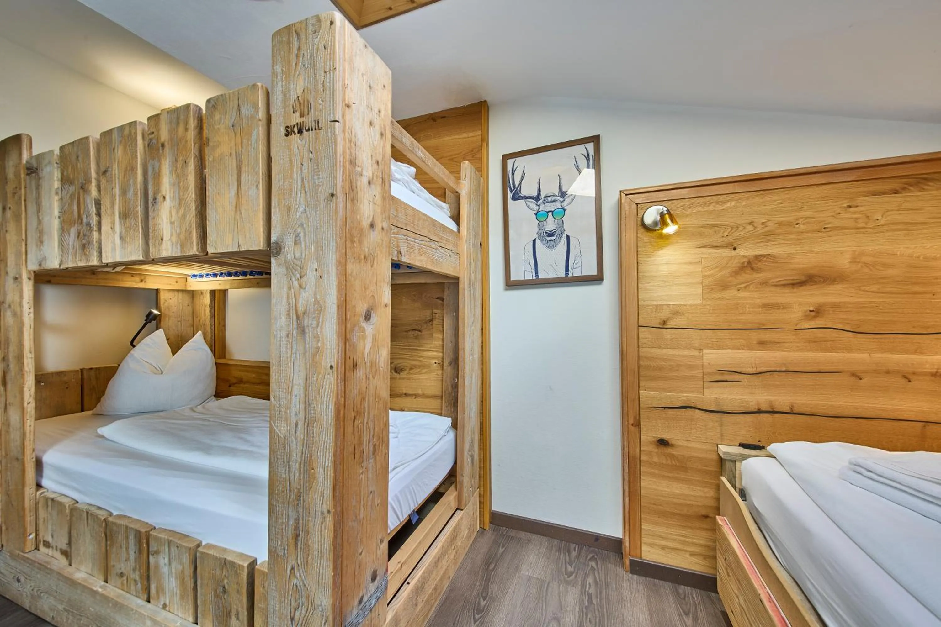 Bed in Apartments Enzian