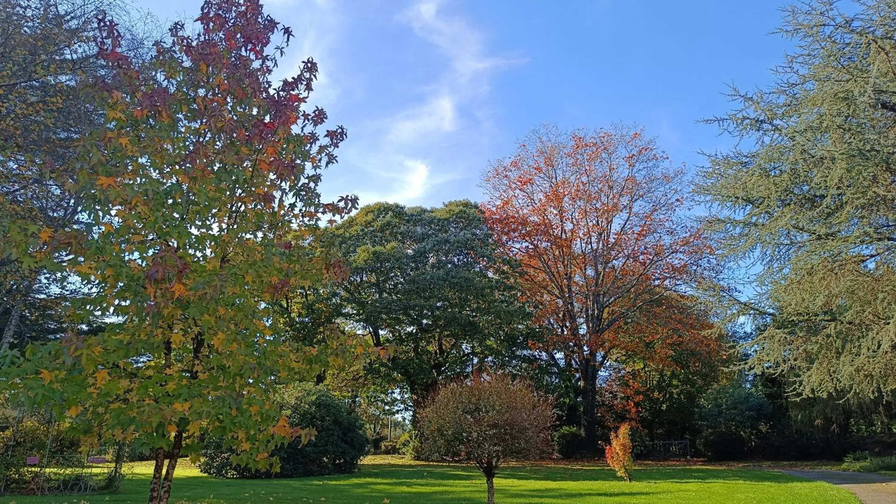 Garden in La Clé des Roulottes