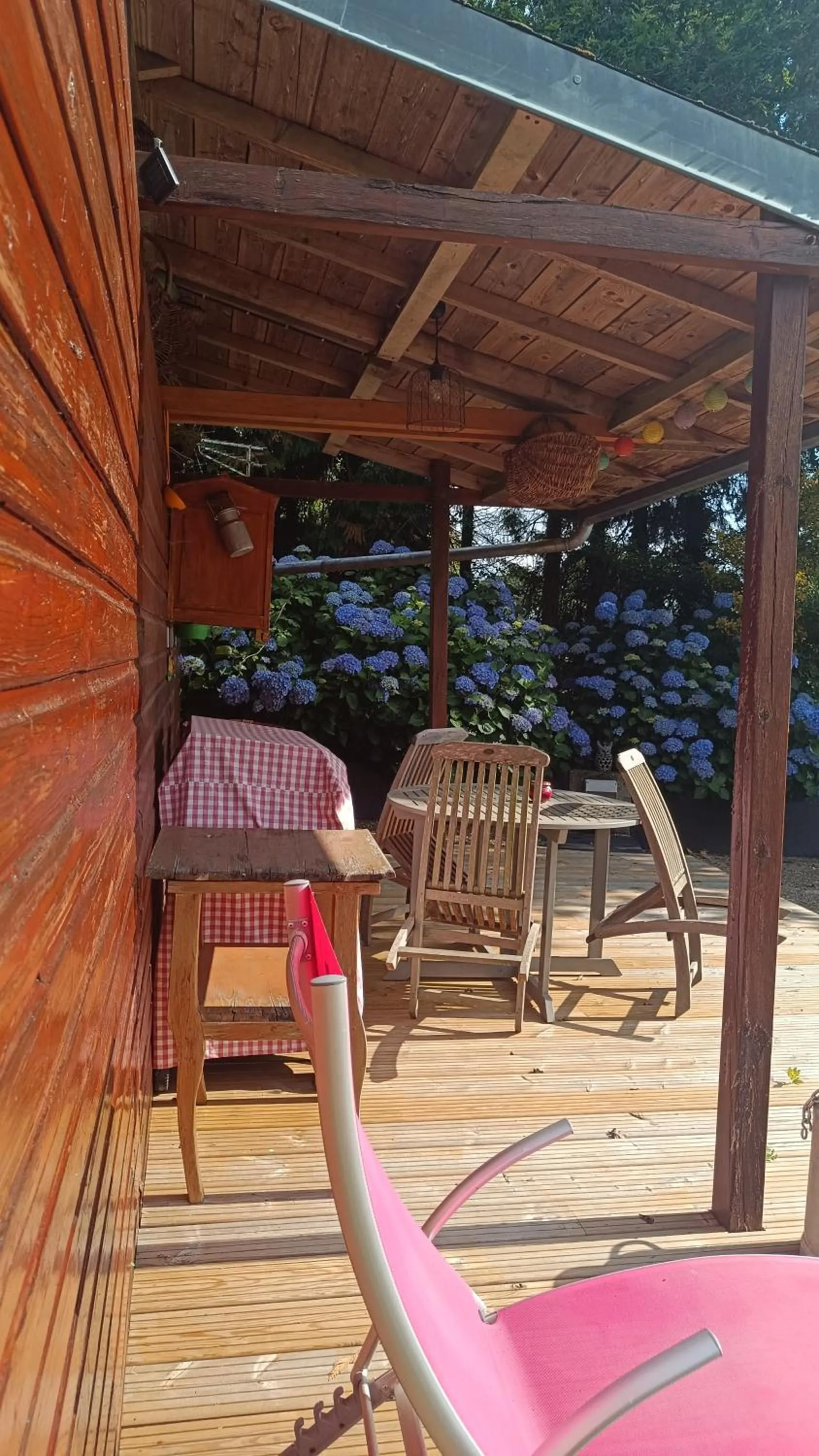 Patio in La Clé des Roulottes