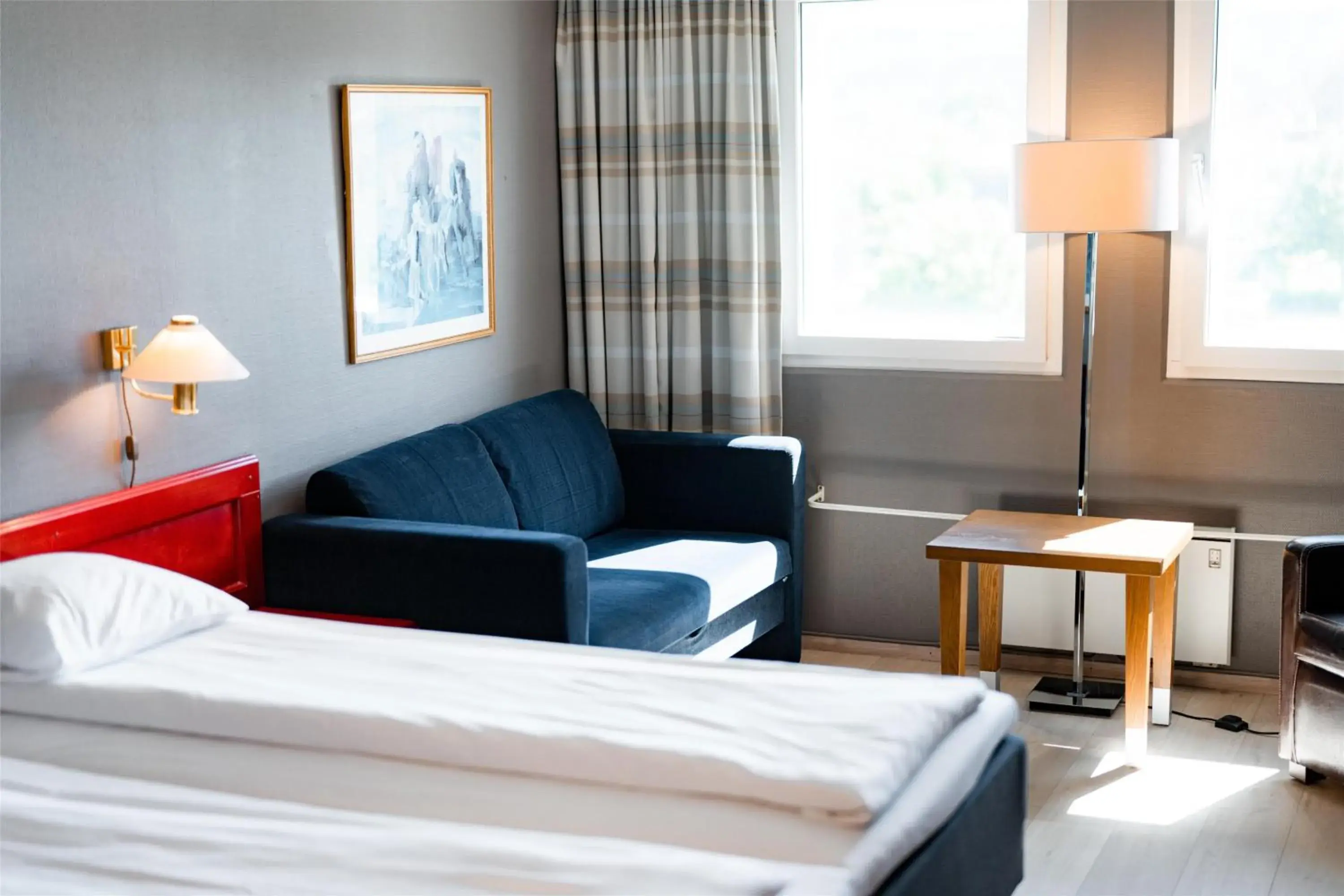 Bedroom, Bed in Scandic Hønefoss Bedroom, Bed in Scandic Hønefoss