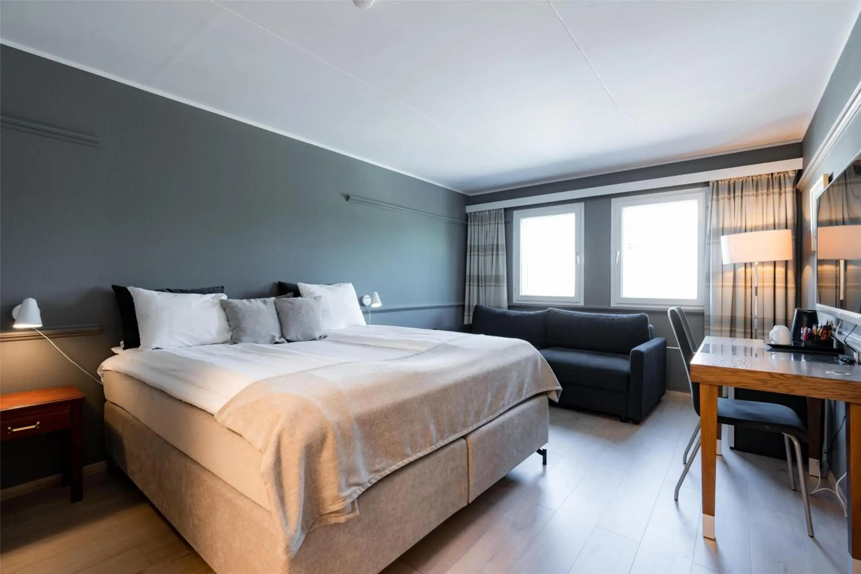 Bedroom, Bed in Scandic Hønefoss Bedroom, Bed in Scandic Hønefoss