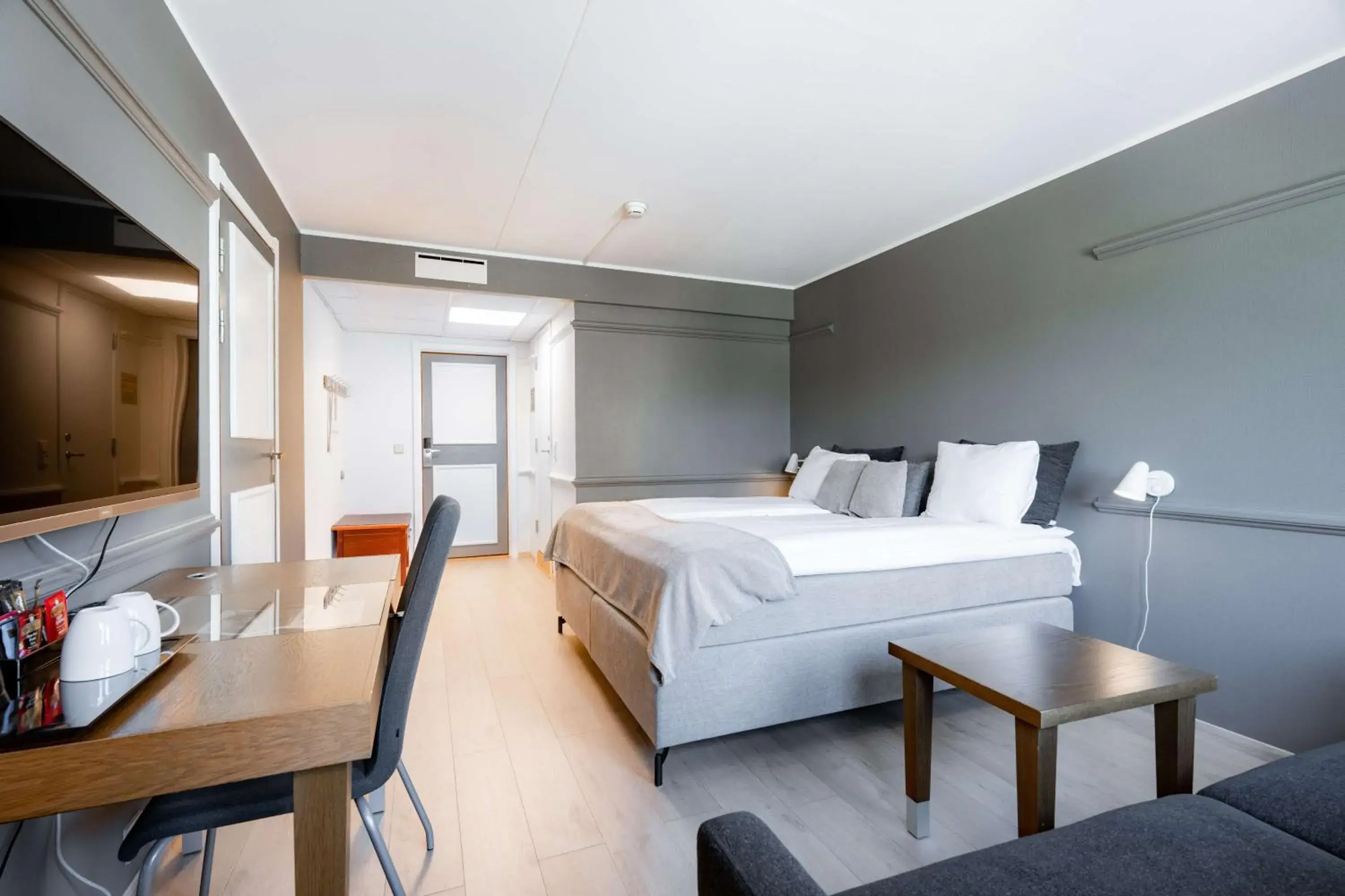 Bedroom, Bed in Scandic Hønefoss Bedroom, Bed in Scandic Hønefoss