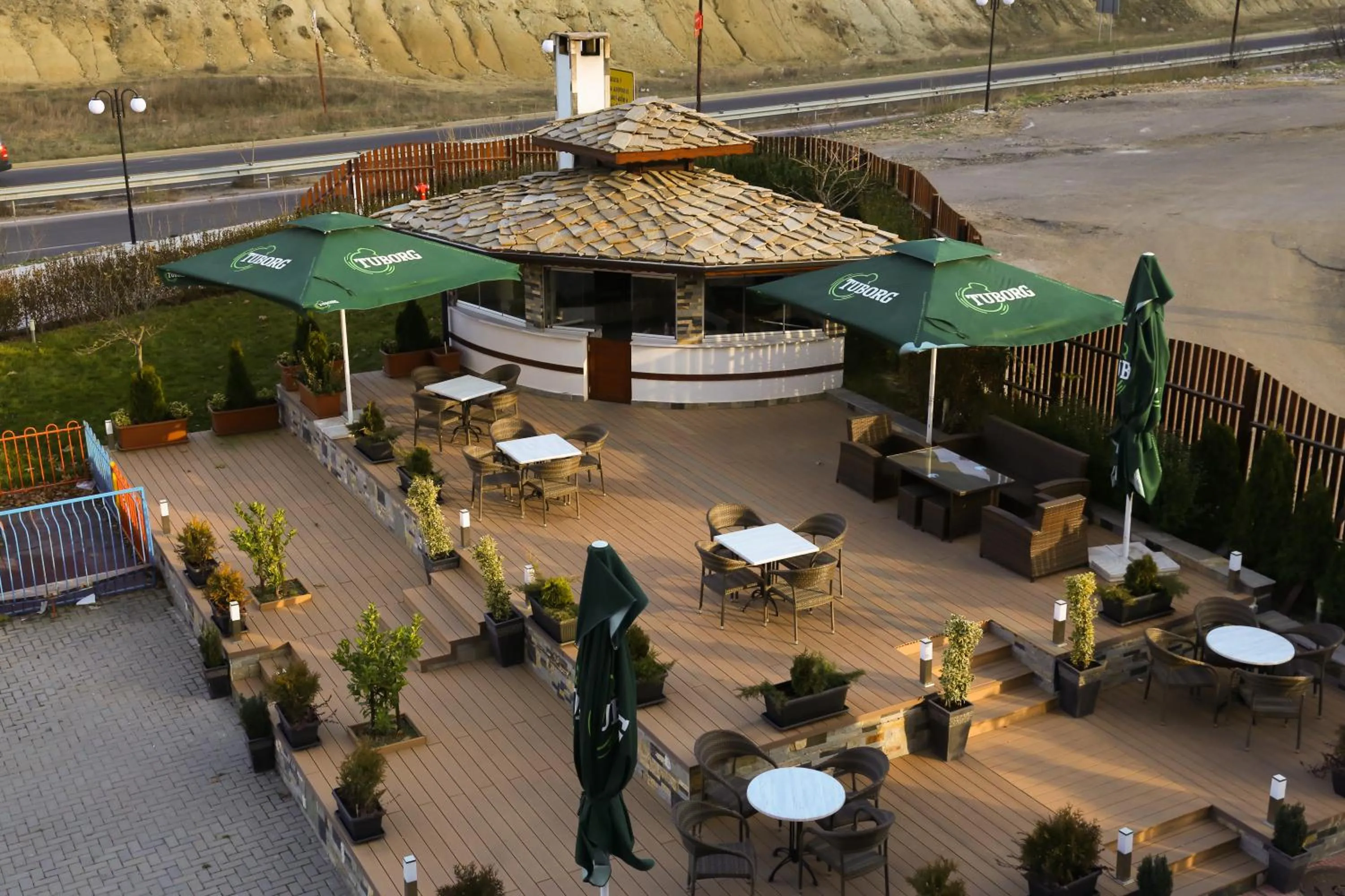 Garden in Hotel & Restaurant Ida