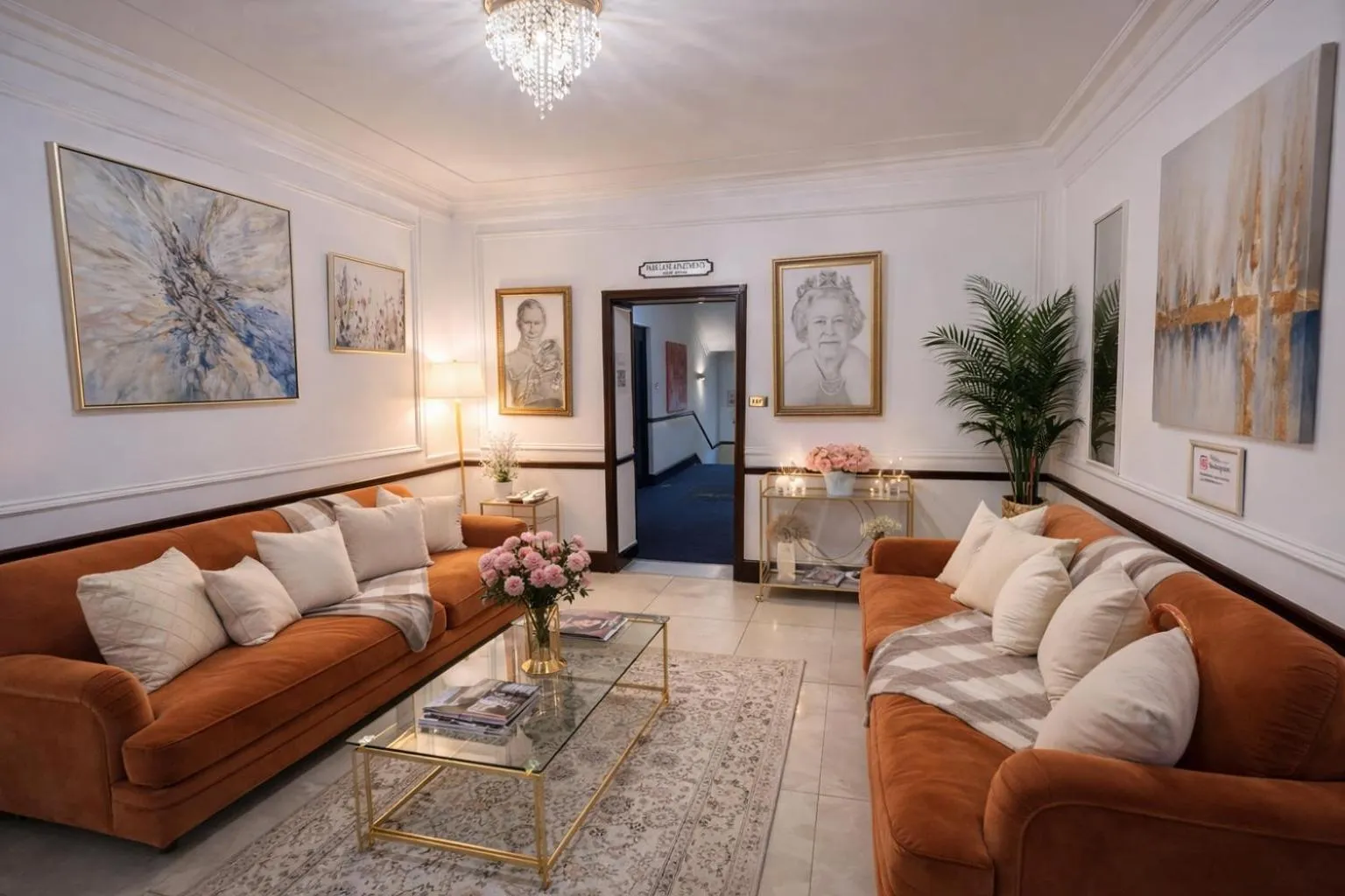 Lobby or reception in Park Lane Apartments/Shaw House