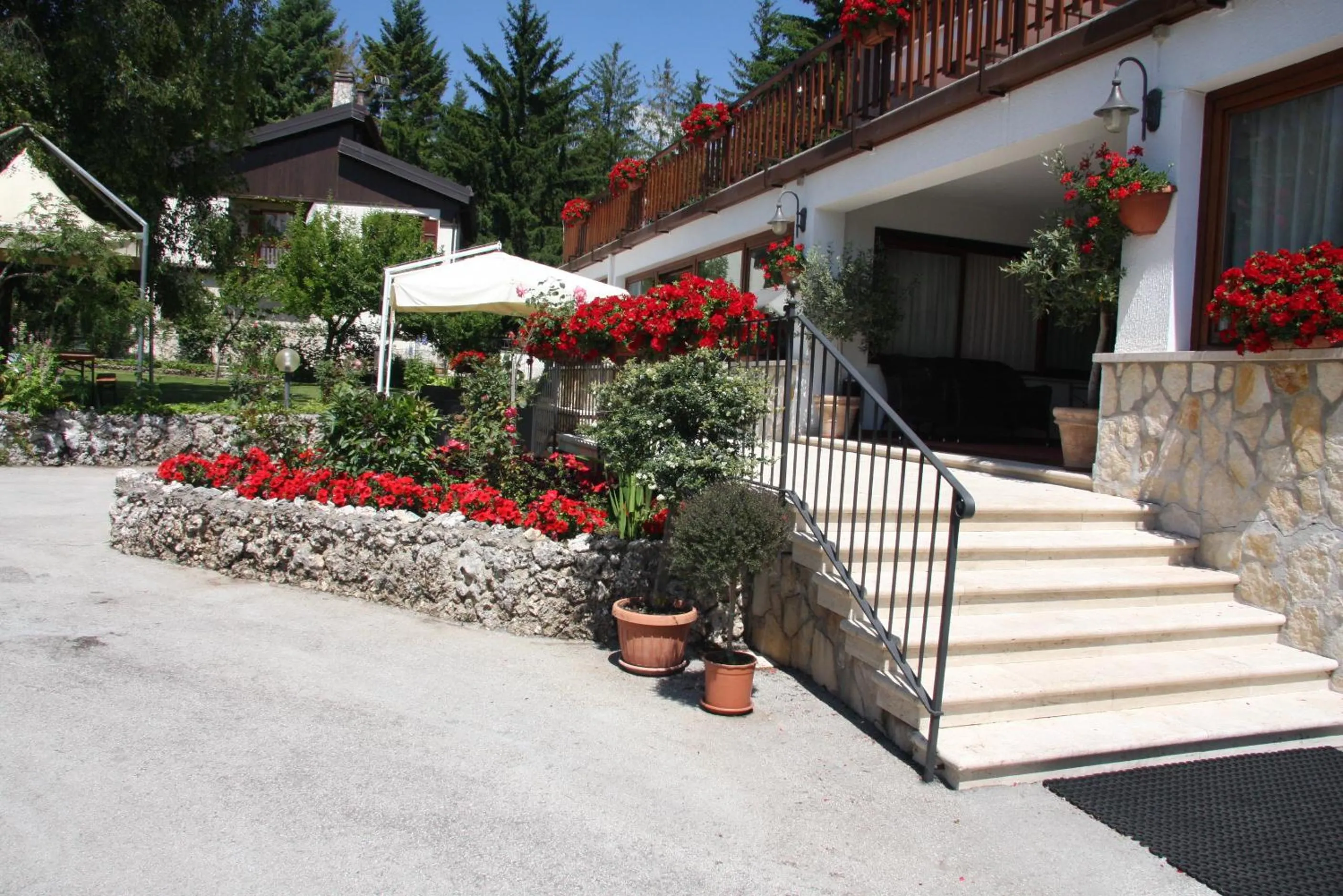 Garden in Hotel Edelweiss