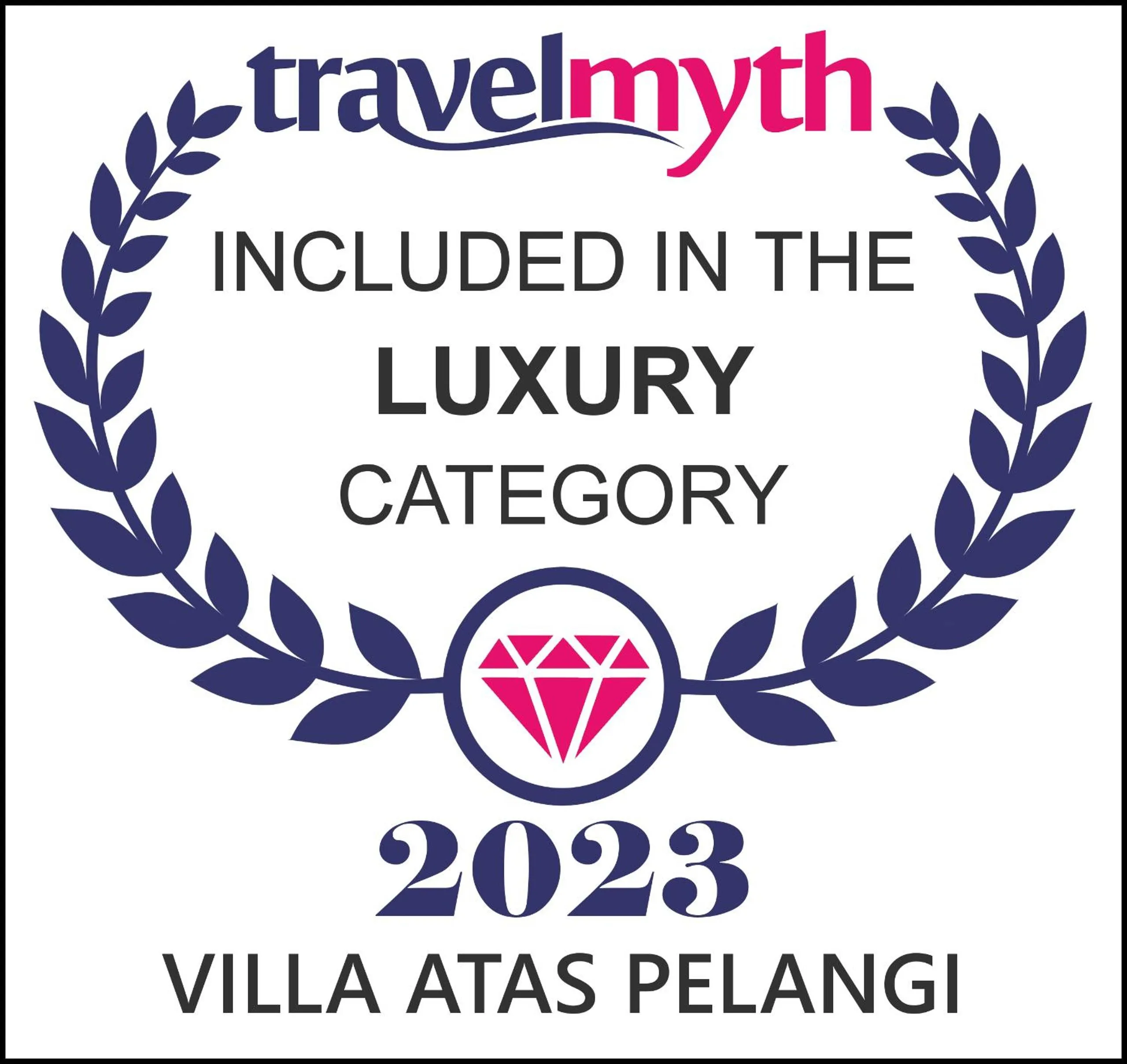 Certificate/Award in Villa Atas Pelangi