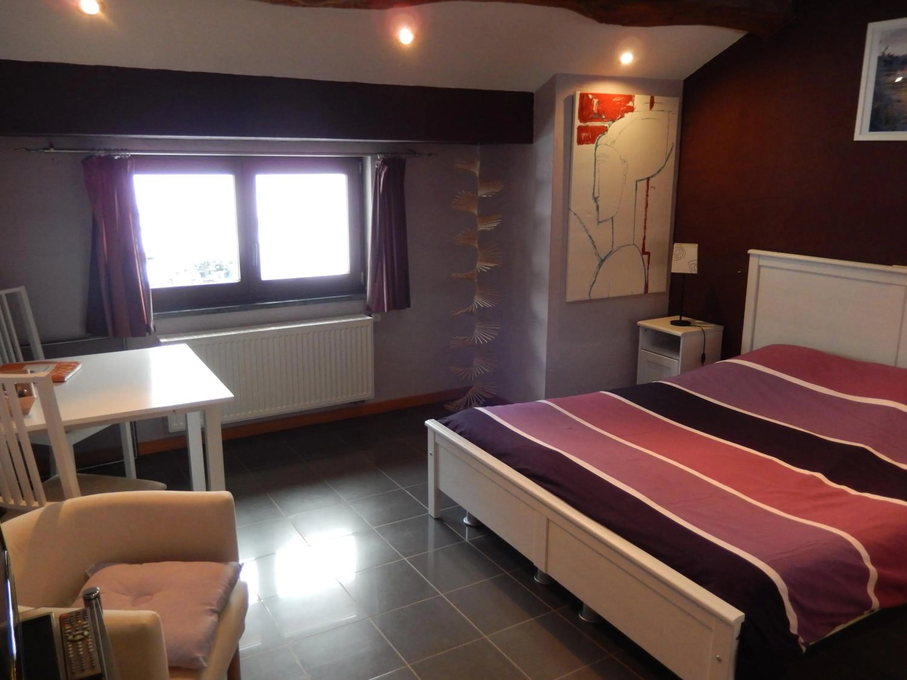 Bedroom, Bed in B&B Le 'Ti 'Bou de Refuge