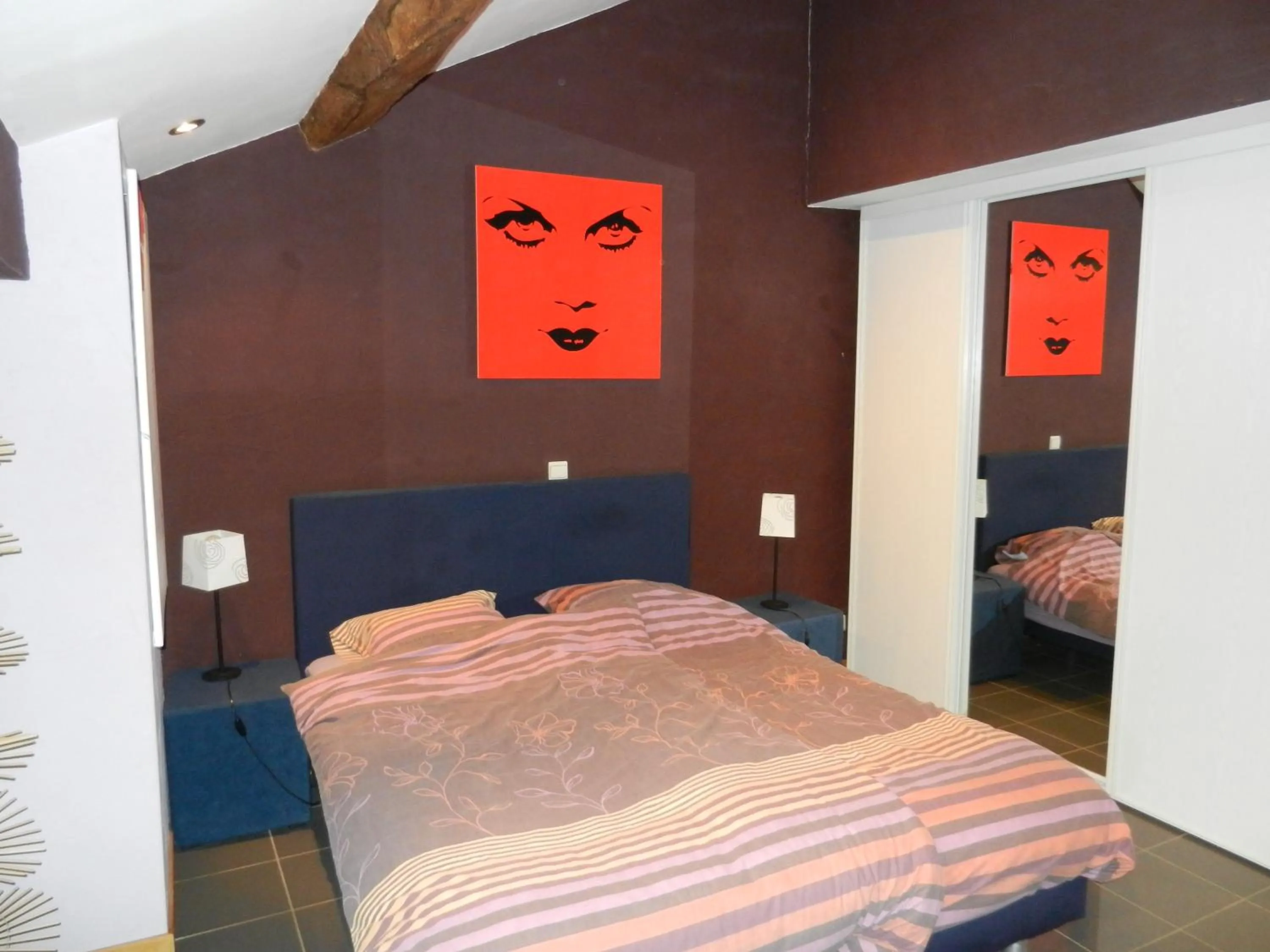 Bedroom, Bed in B&B Le 'Ti 'Bou de Refuge