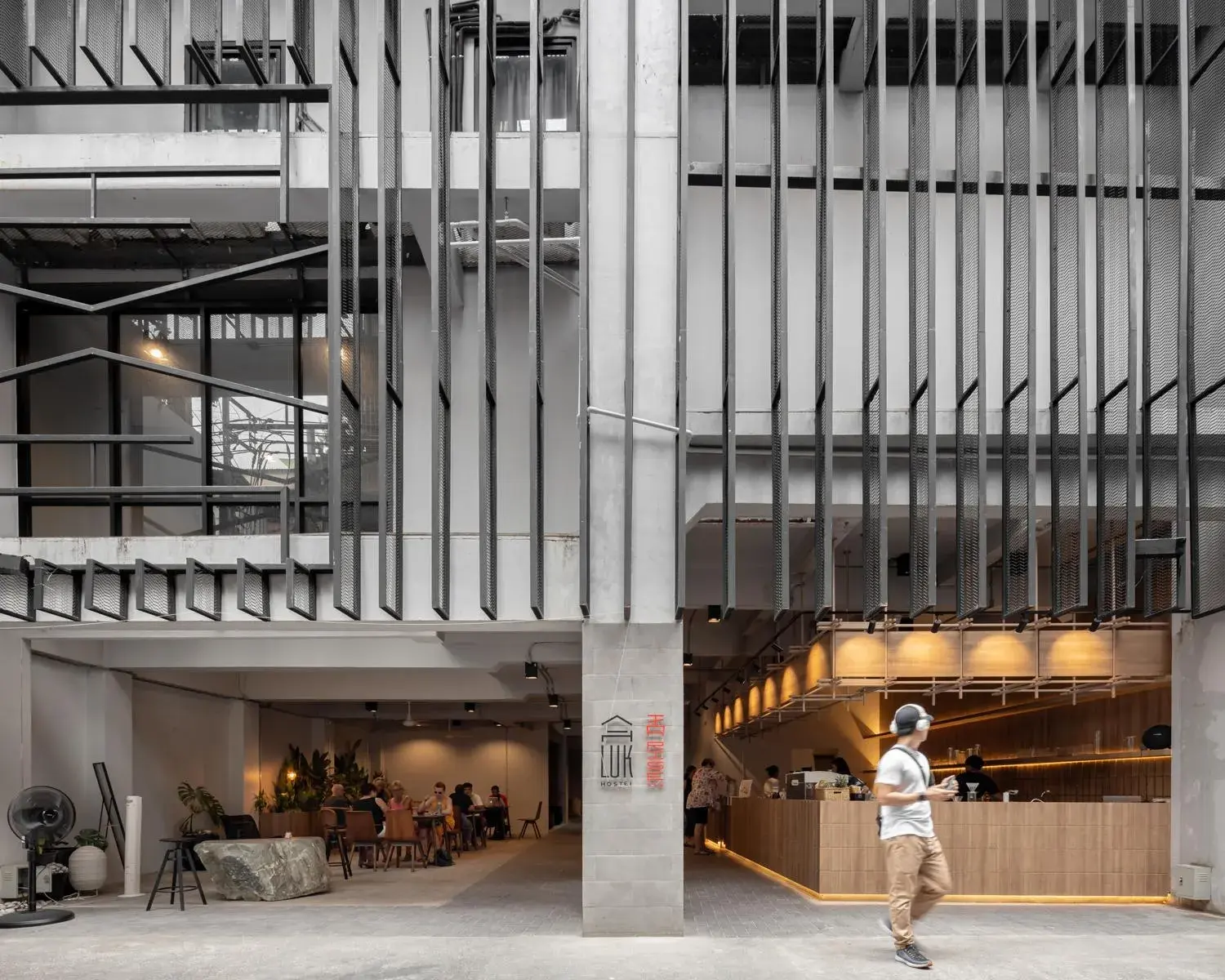 Facade/entrance in Luk Hostel Facade/entrance in Luk Hostel