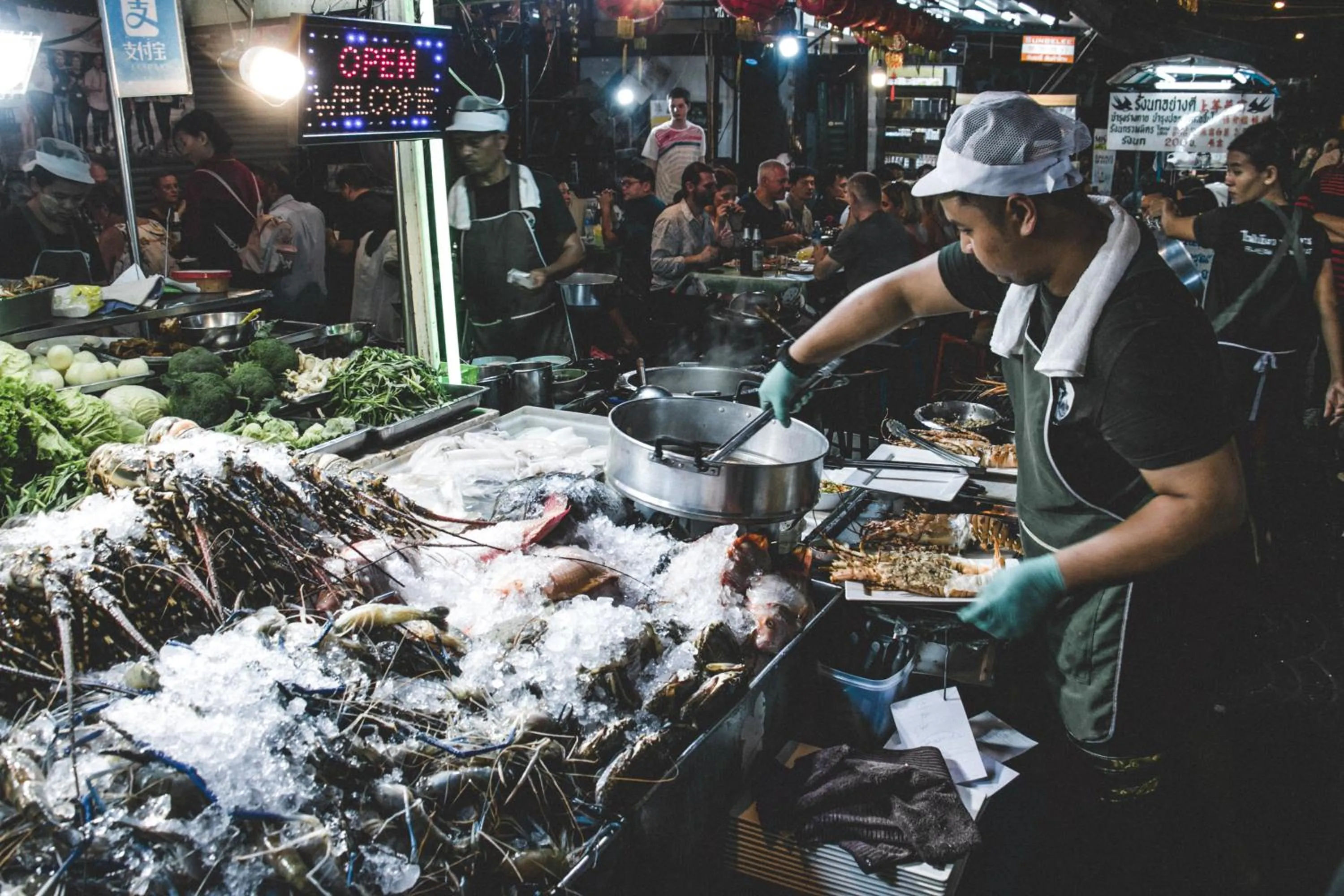 People in Luk Hostel