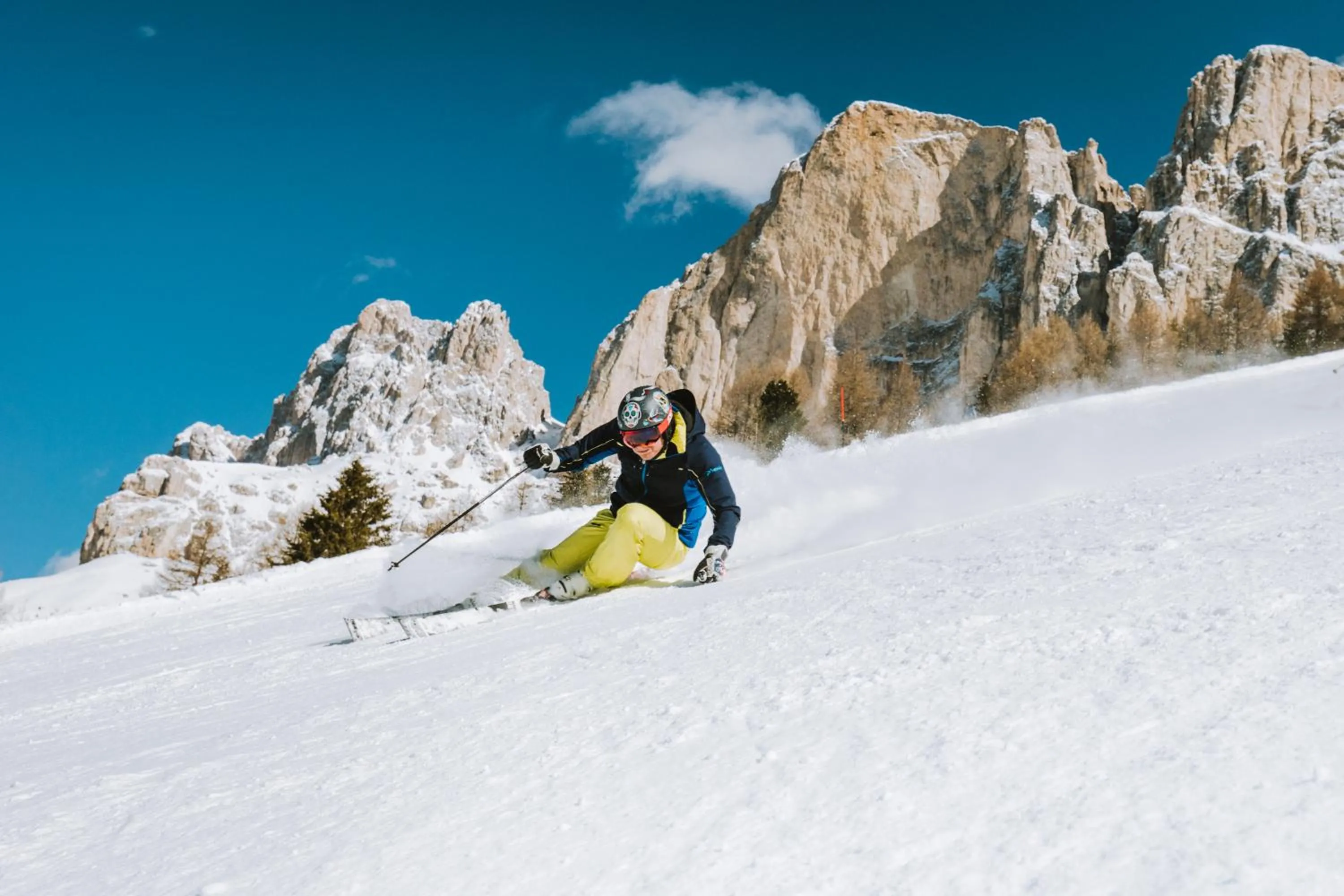 Skiing in Hotel Laurin
