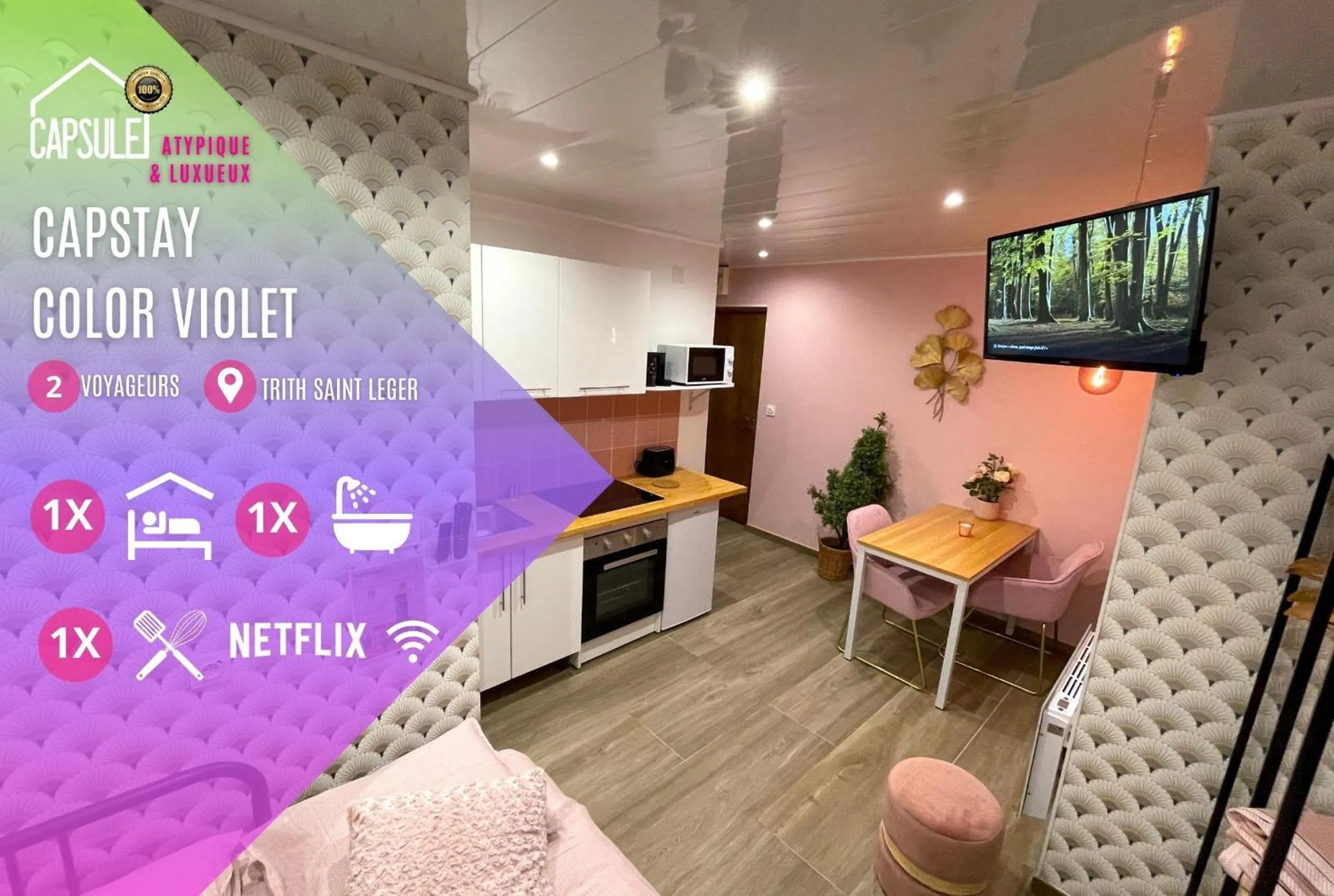 Property logo or sign in Capstay Color Valenciennes & Netflix