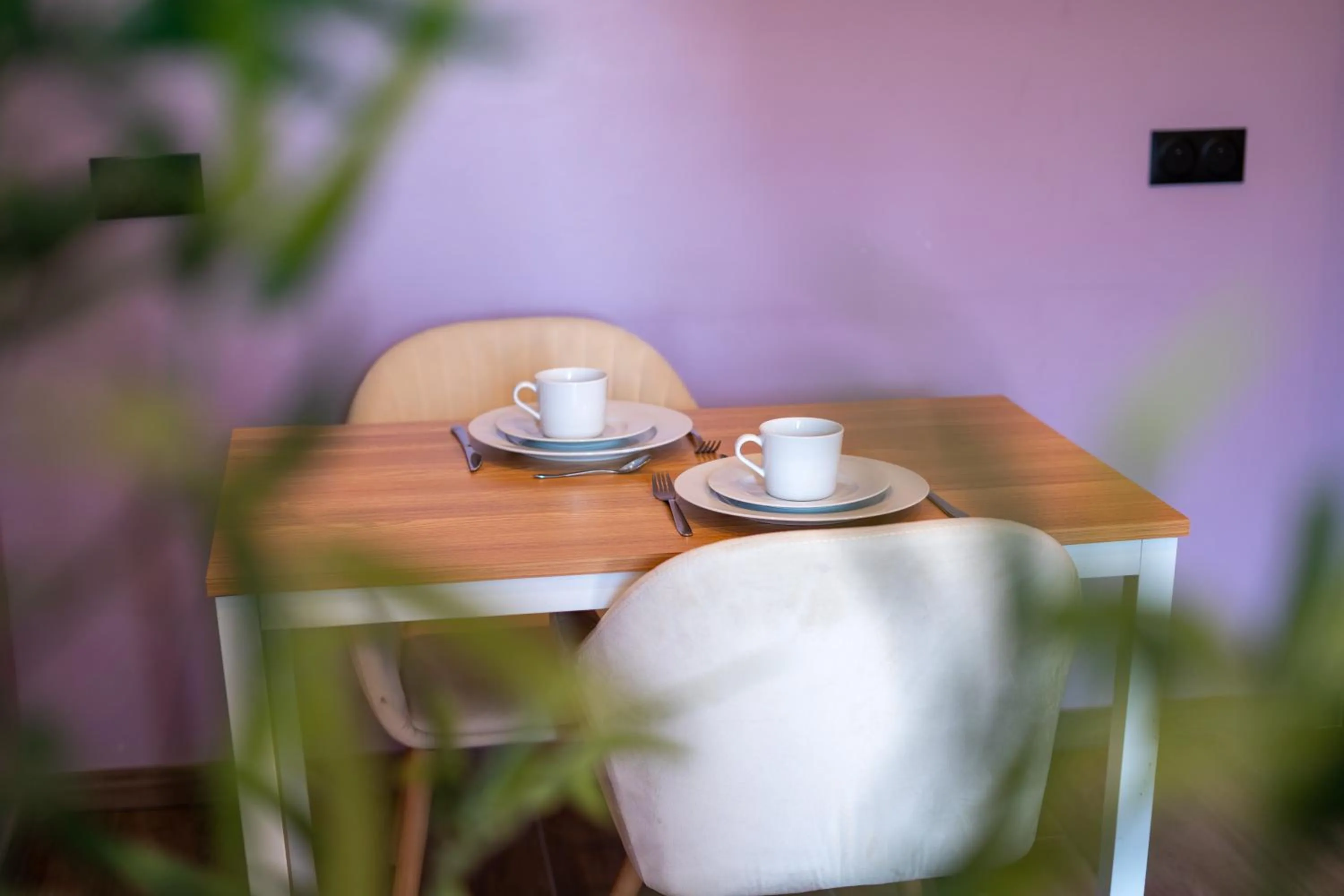 Dining area in Capstay Color Valenciennes & Netflix