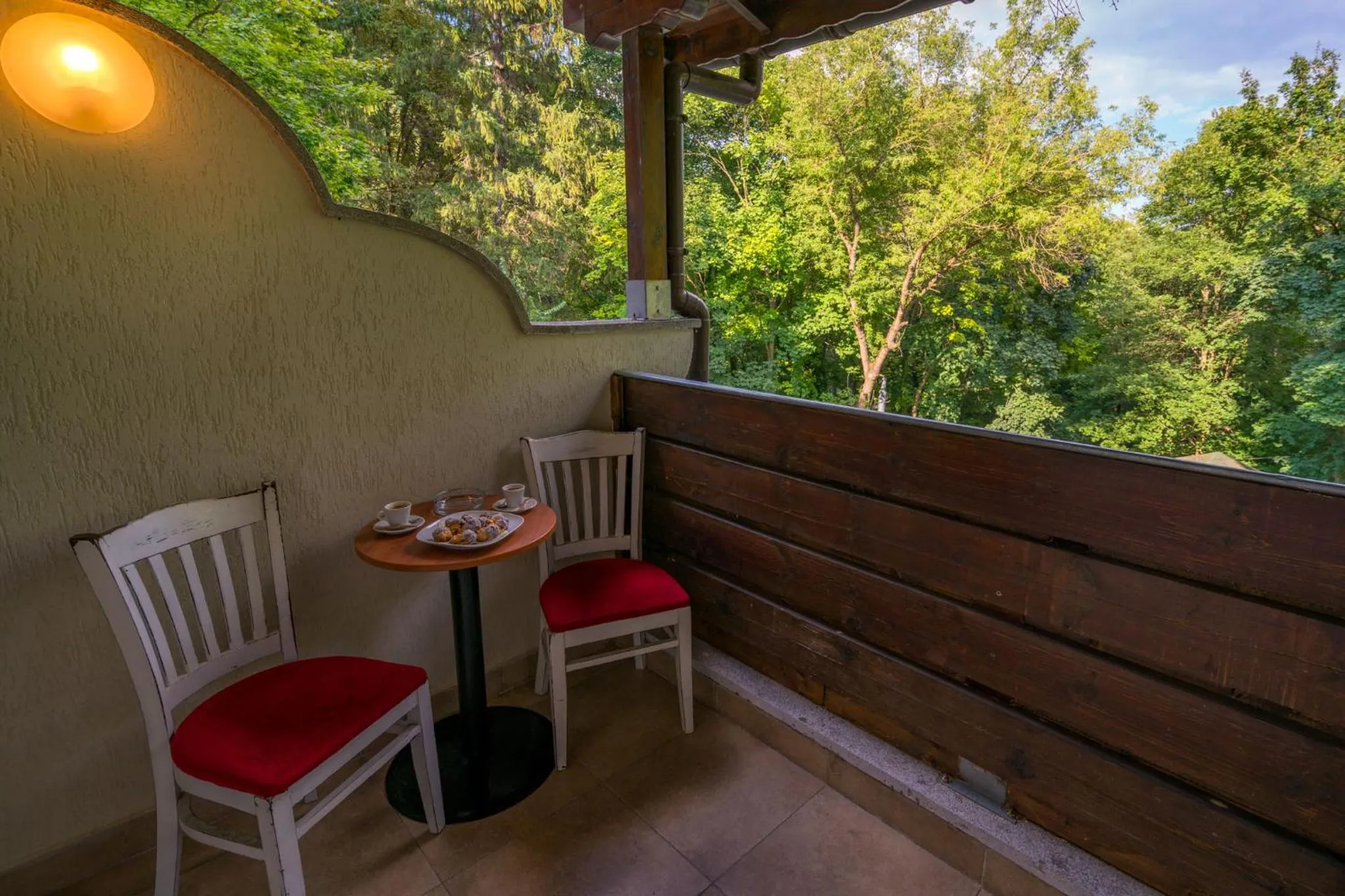 Balcony/Terrace in Family Park Hotel Kyoshkove
