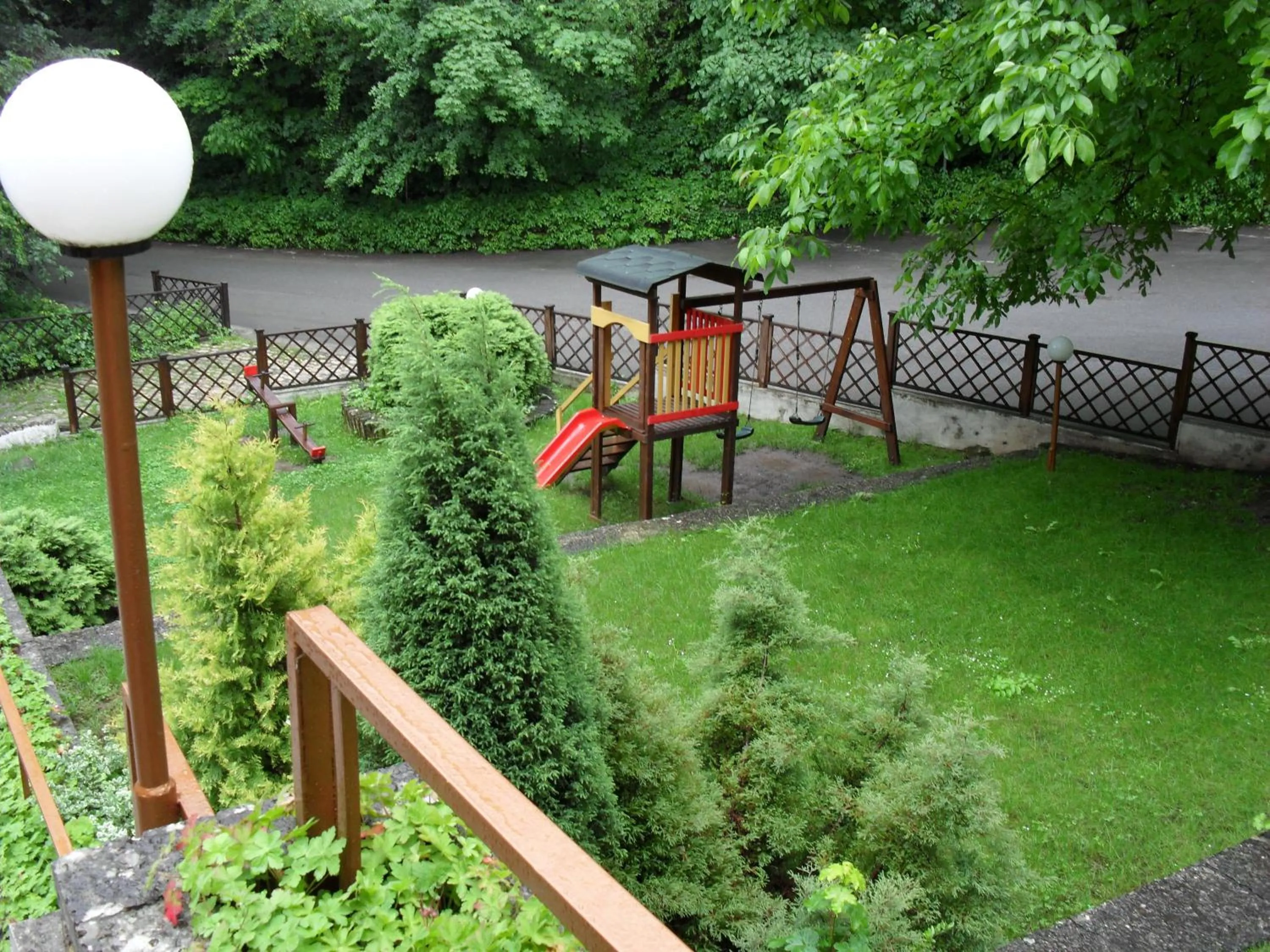 Children play ground in Family Park Hotel Kyoshkove