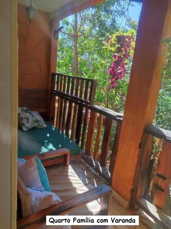 Balcony/Terrace in Sanctuary Pirenópolis Suítes e Flats