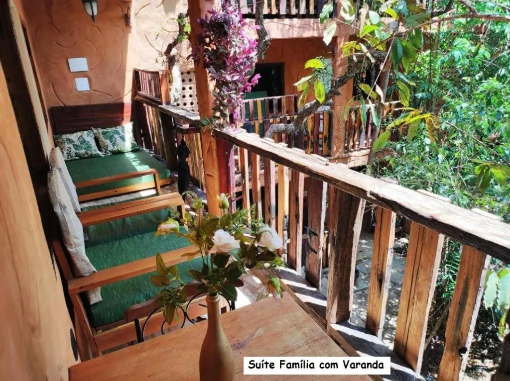Balcony/Terrace in Sanctuary Pirenópolis Suítes e Flats