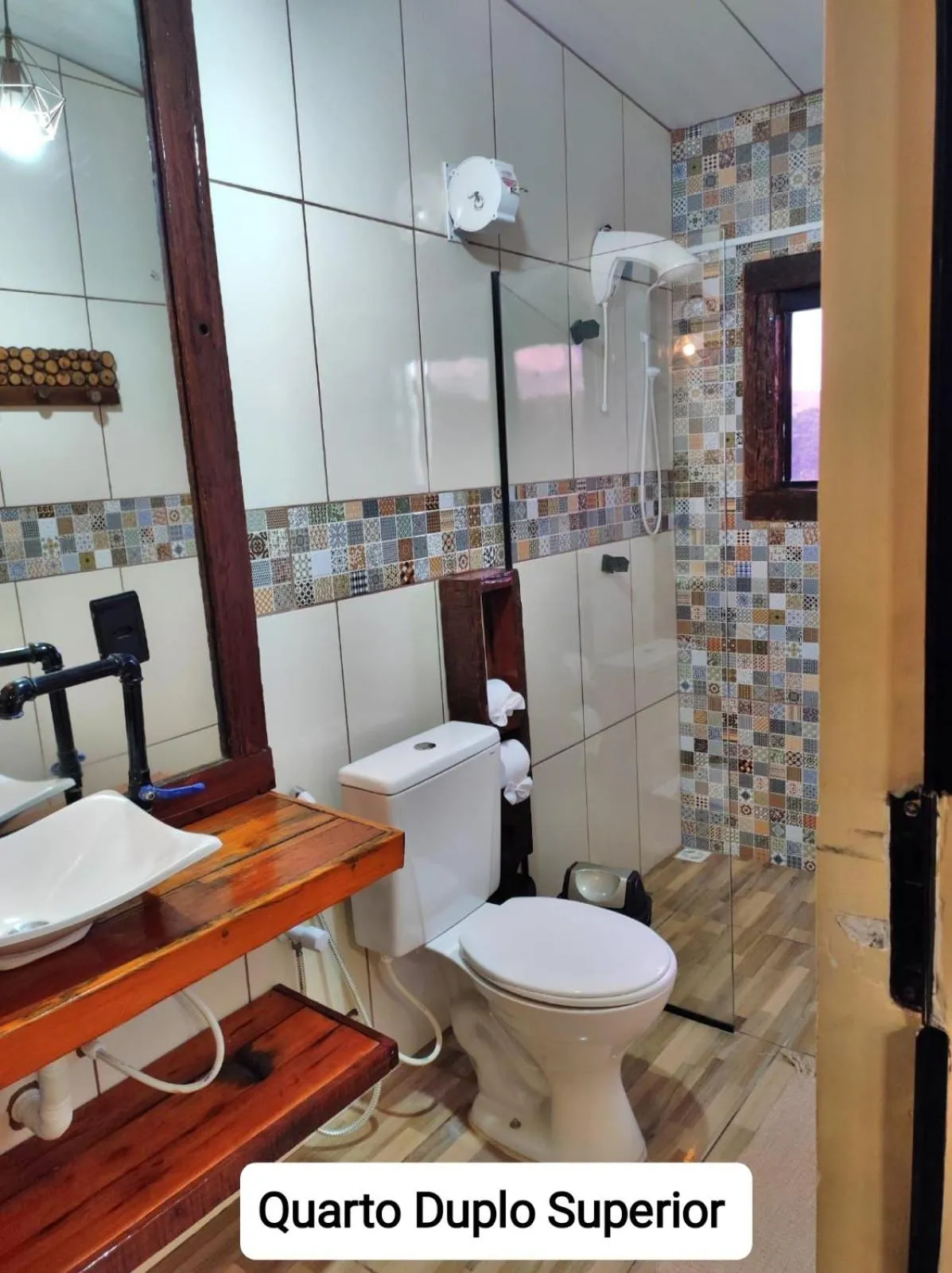 Bathroom in Sanctuary Pirenópolis Suítes e Flats