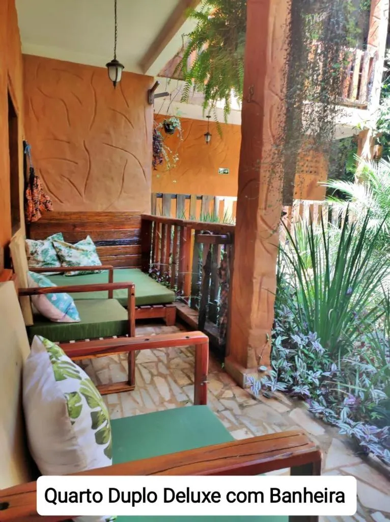 Patio in Sanctuary Pirenópolis Suítes e Flats