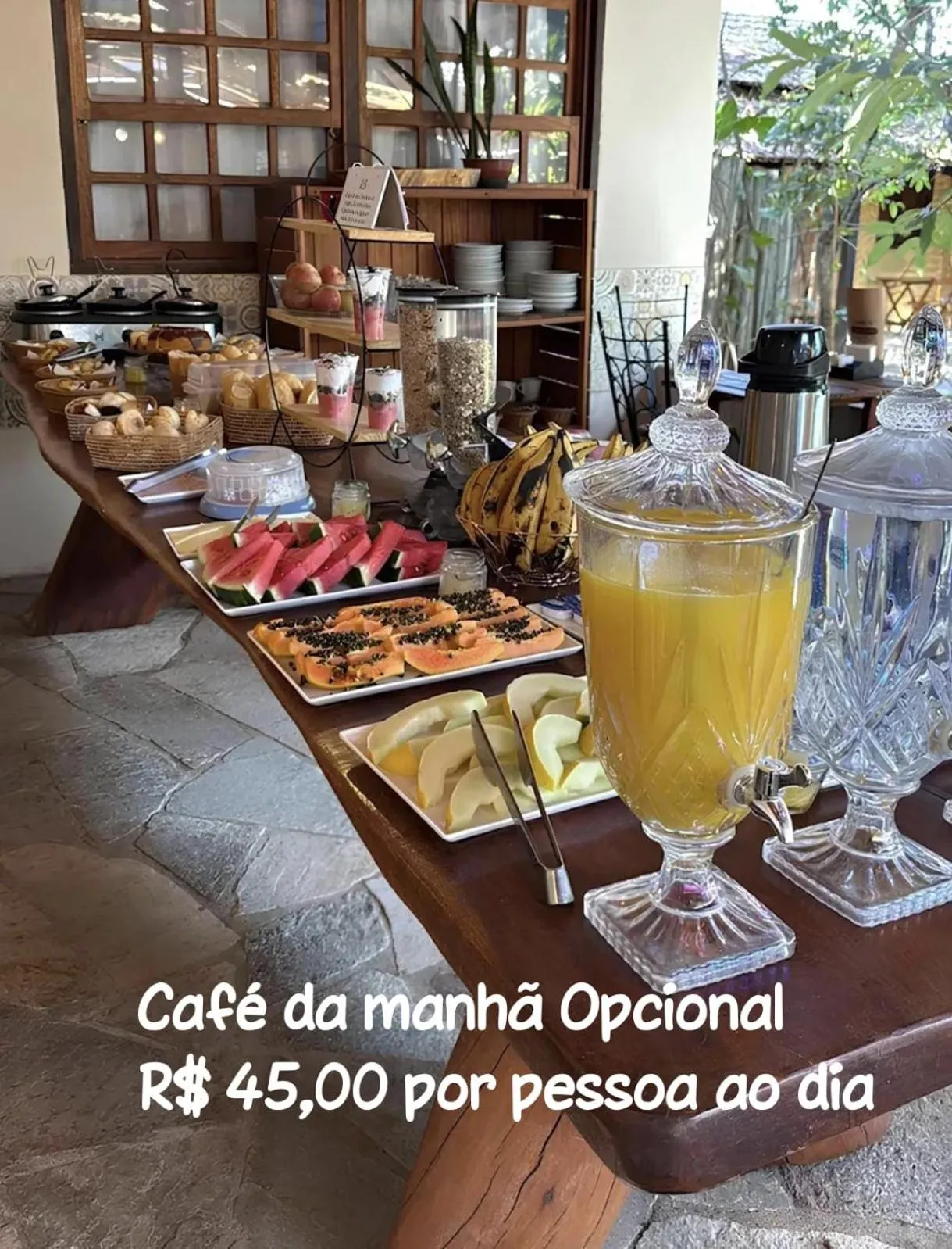 Breakfast in Sanctuary Pirenópolis Suítes e Flats