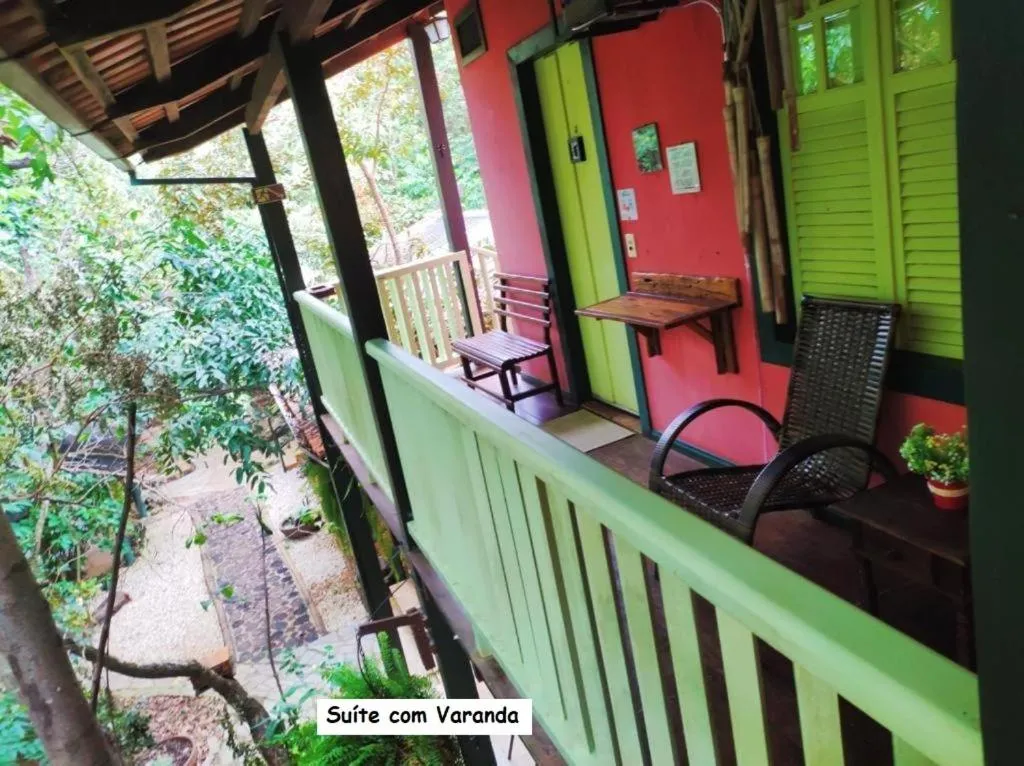 Balcony/Terrace in Sanctuary Pirenópolis Suítes e Flats