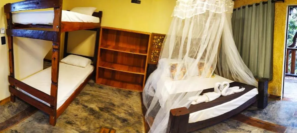 Bed in Sanctuary Pirenópolis Suítes e Flats