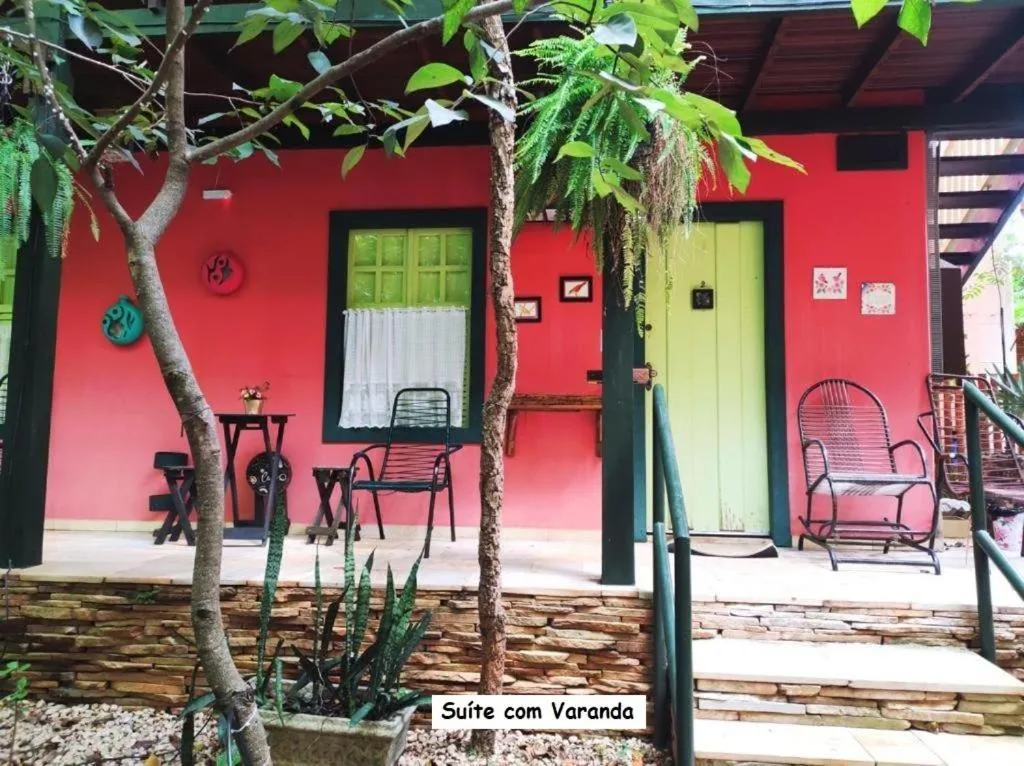 Patio in Sanctuary Pirenópolis Suítes e Flats