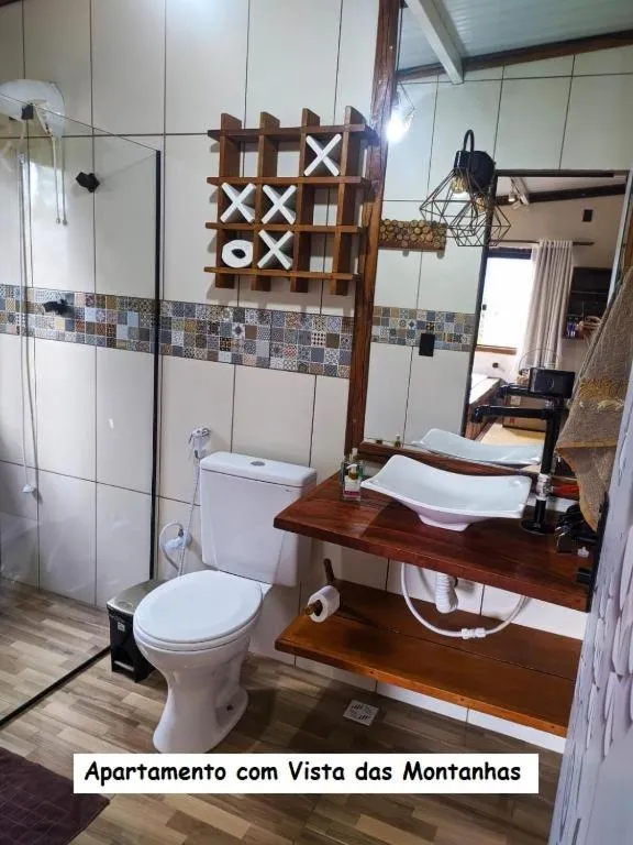 Bathroom in Sanctuary Pirenópolis Suítes e Flats