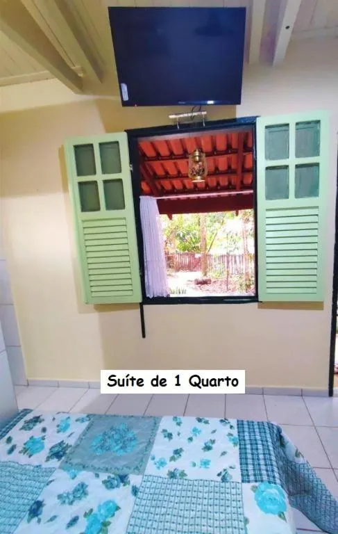 TV and multimedia, Bed in Sanctuary Pirenópolis Suítes e Flats