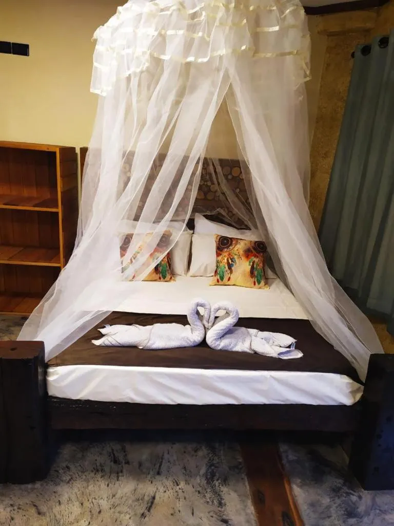 Bed in Sanctuary Pirenópolis Suítes e Flats