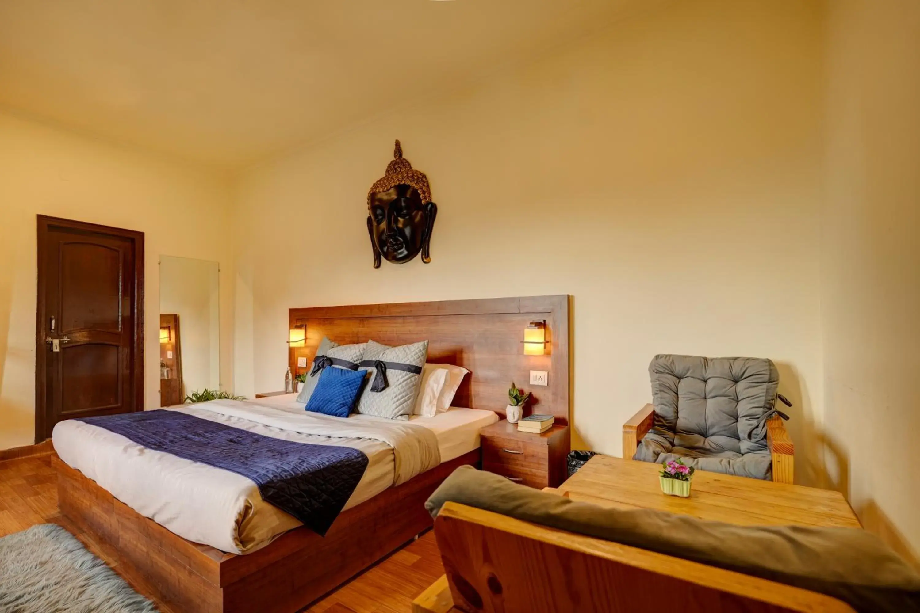 Bed in Shalom Backpackers Rishikesh Bed in Shalom Backpackers Rishikesh