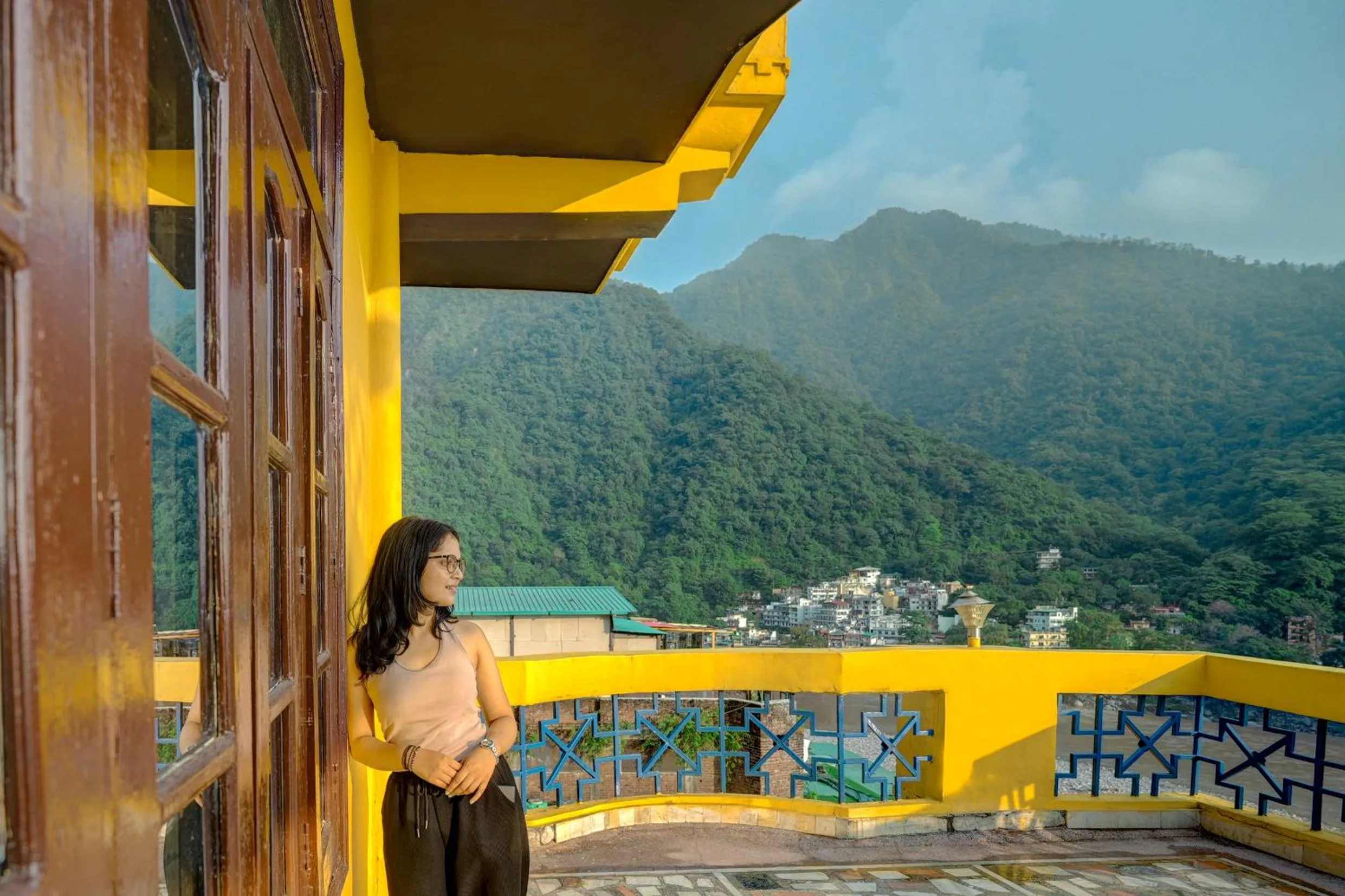 View (from property/room) in Shalom Backpackers Rishikesh