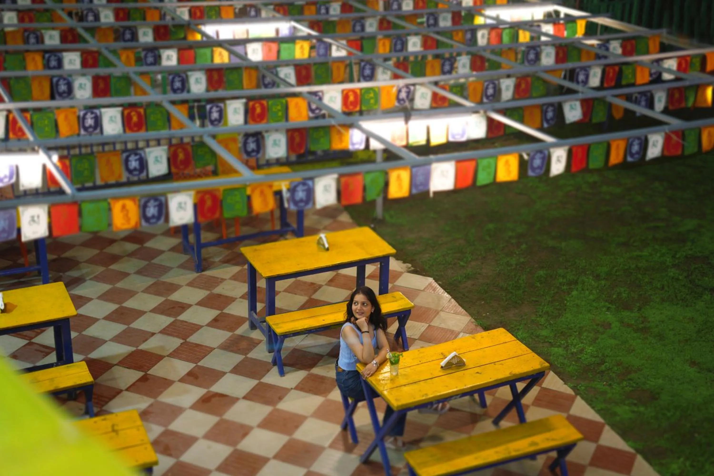 Garden in Shalom Backpackers Rishikesh