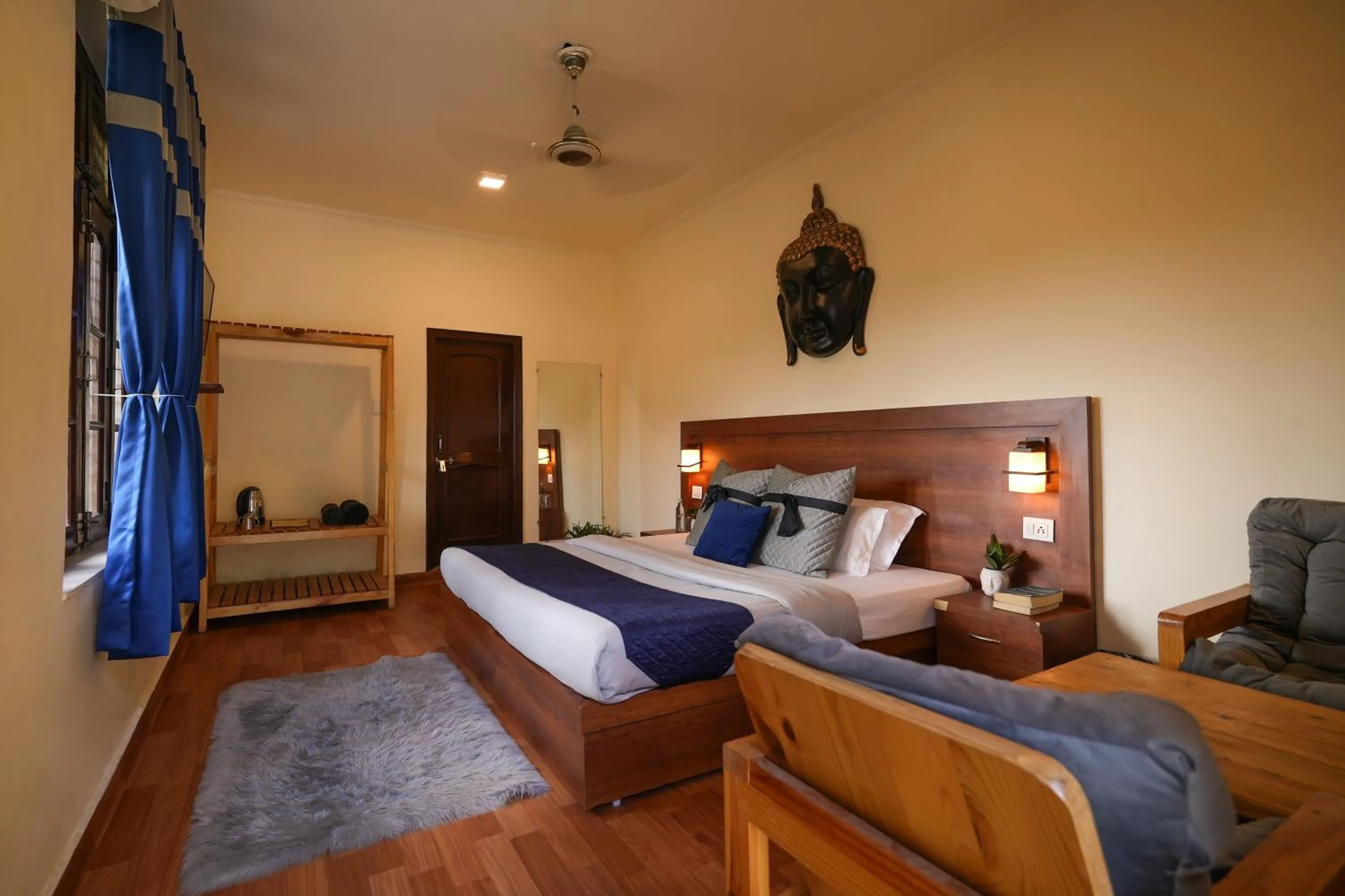 Bed in Shalom Backpackers Rishikesh