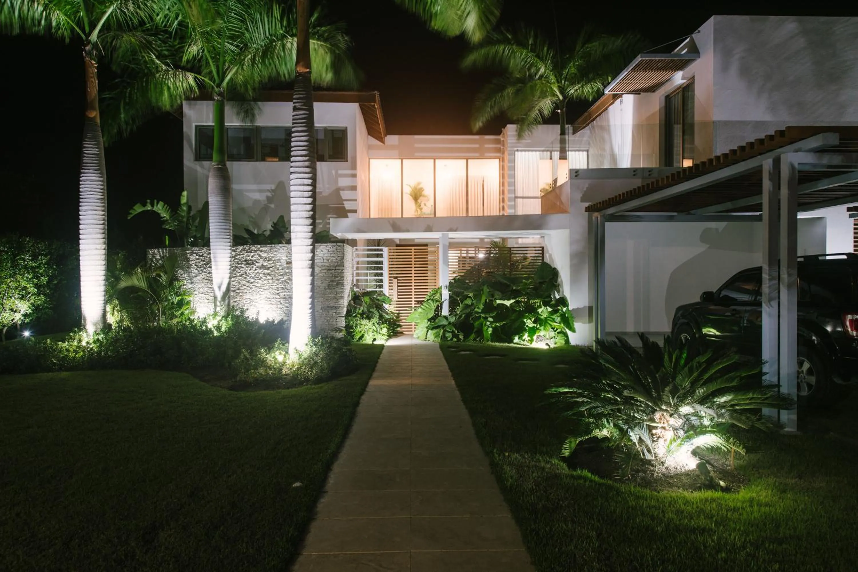Facade/entrance in Villa "Bella Luna"