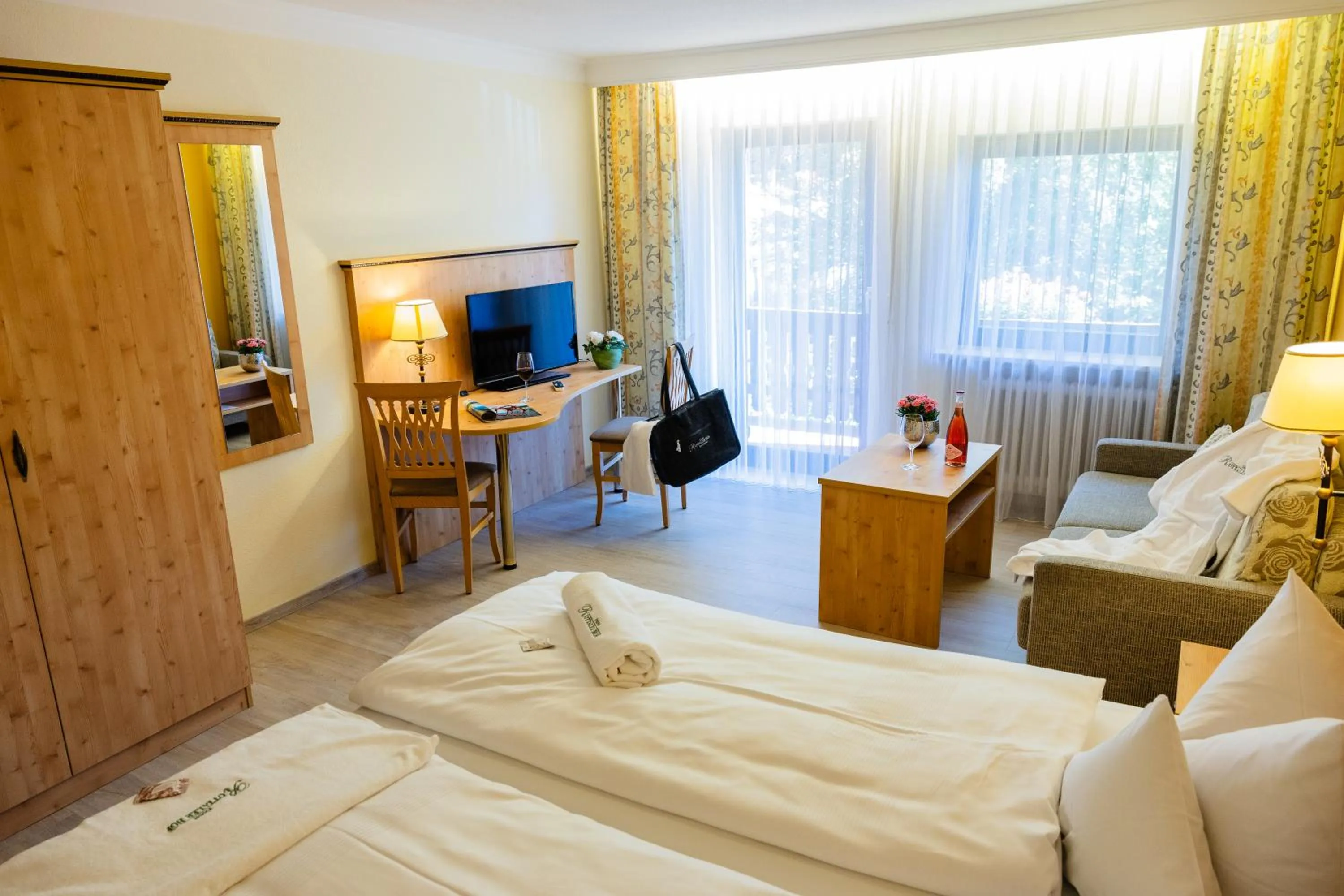 Photo of the whole room, Bed in Hotel Rottaler Hof