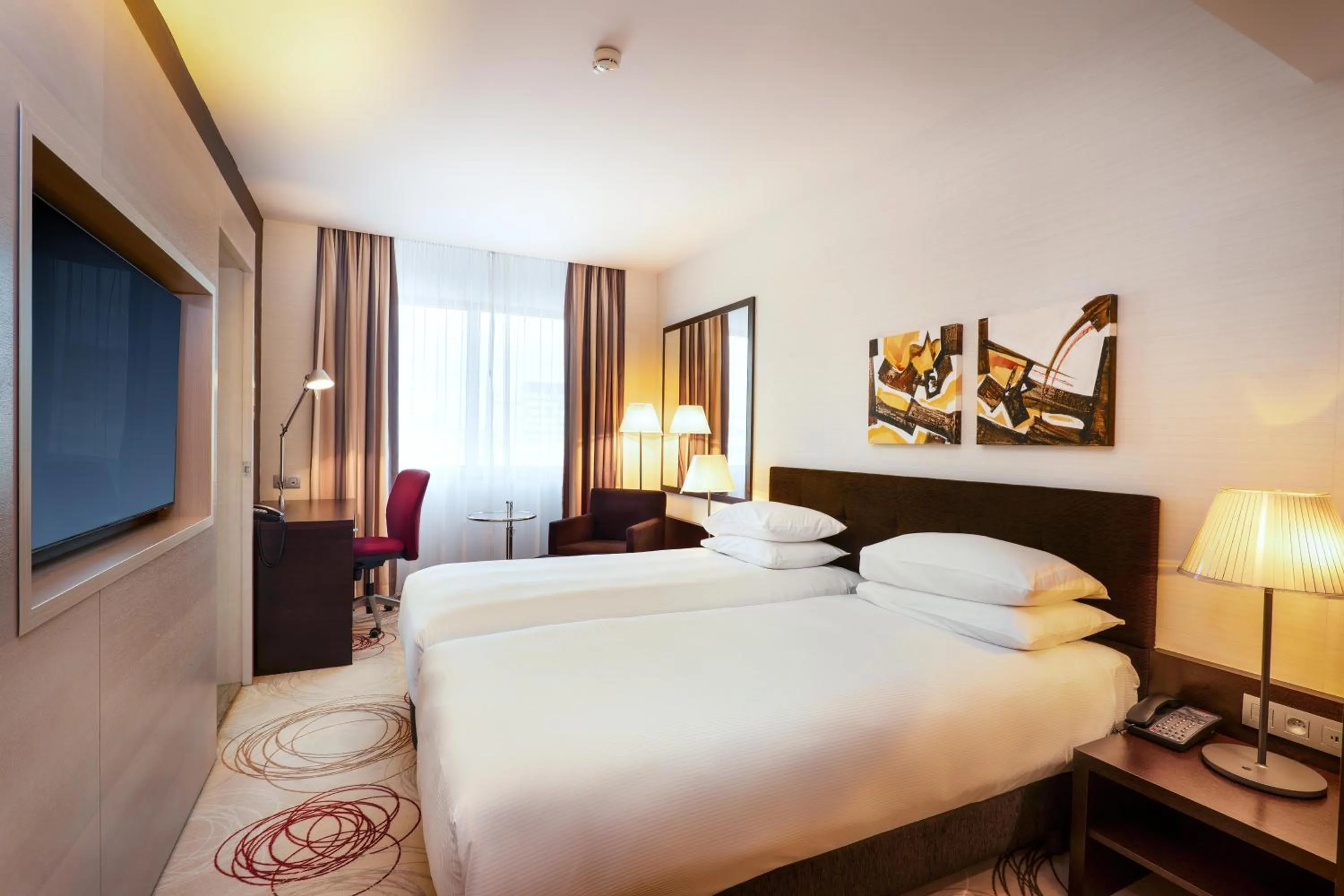 Bed in DoubleTree By Hilton Košice