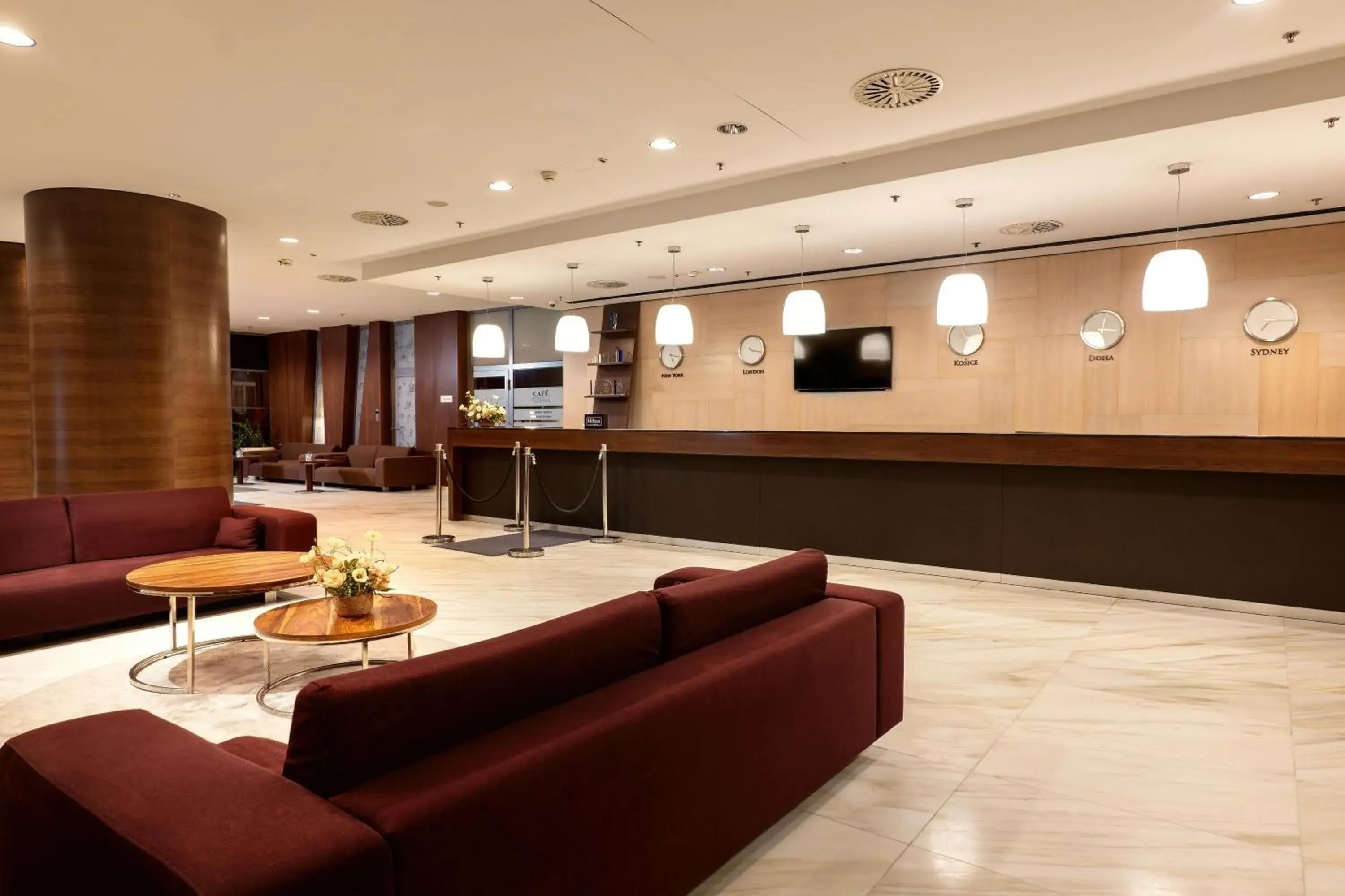 Lobby or reception in DoubleTree By Hilton Košice Lobby or reception in DoubleTree By Hilton Košice
