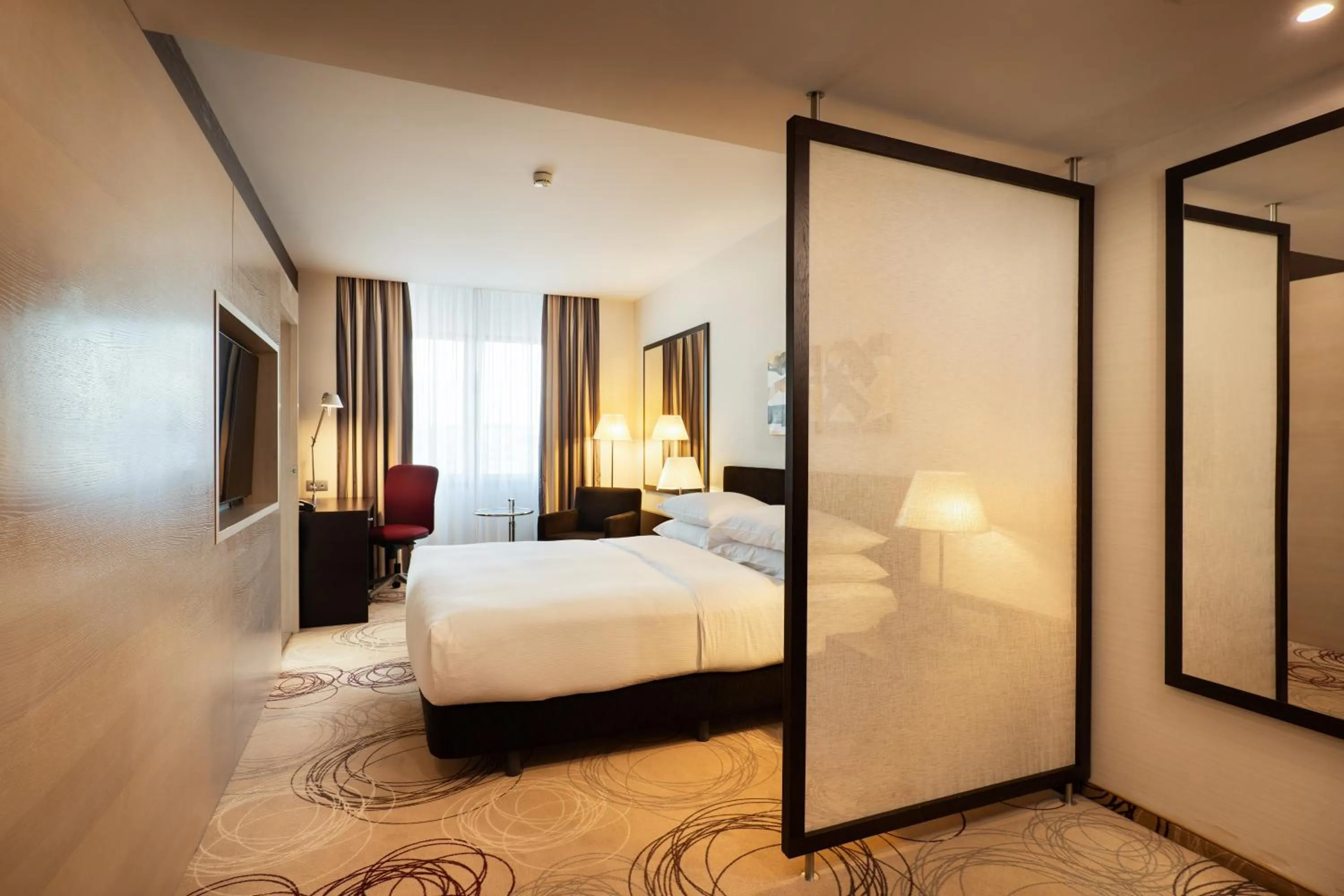 Bed in DoubleTree By Hilton Košice