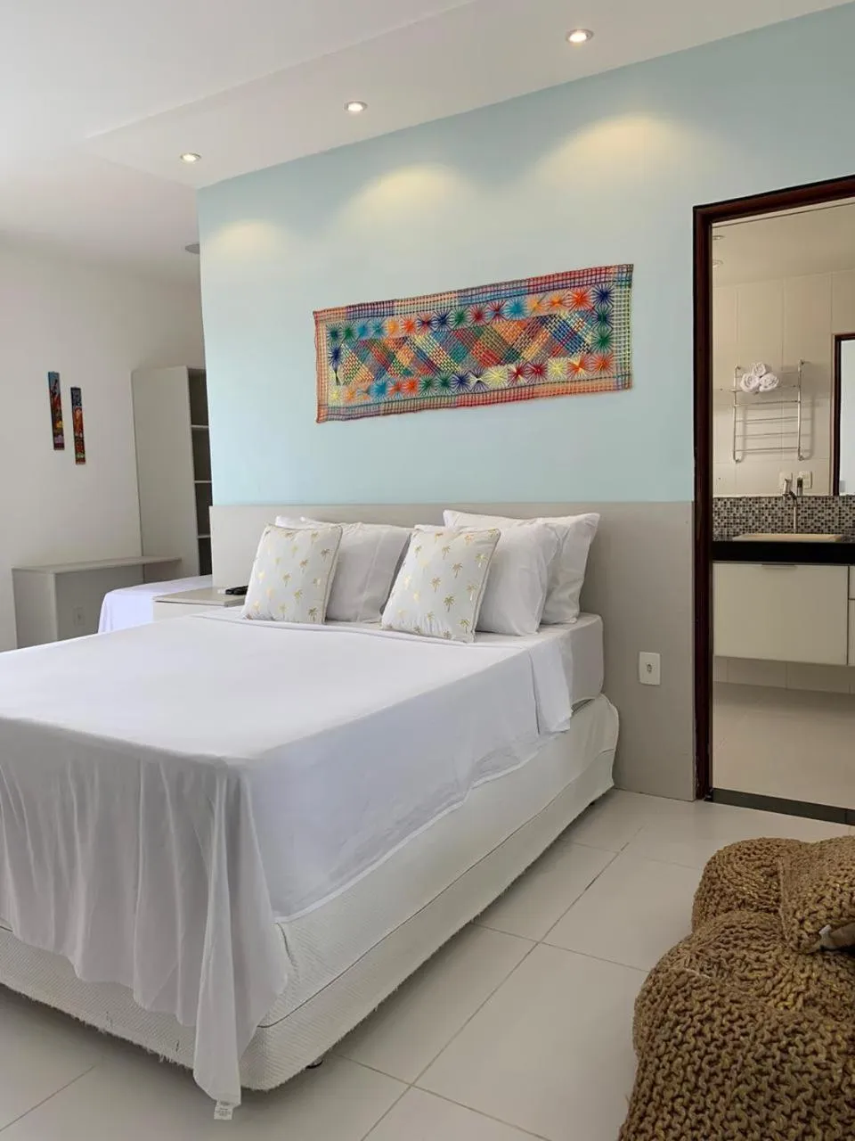 Bed in Pousada Ipioca Beach Village