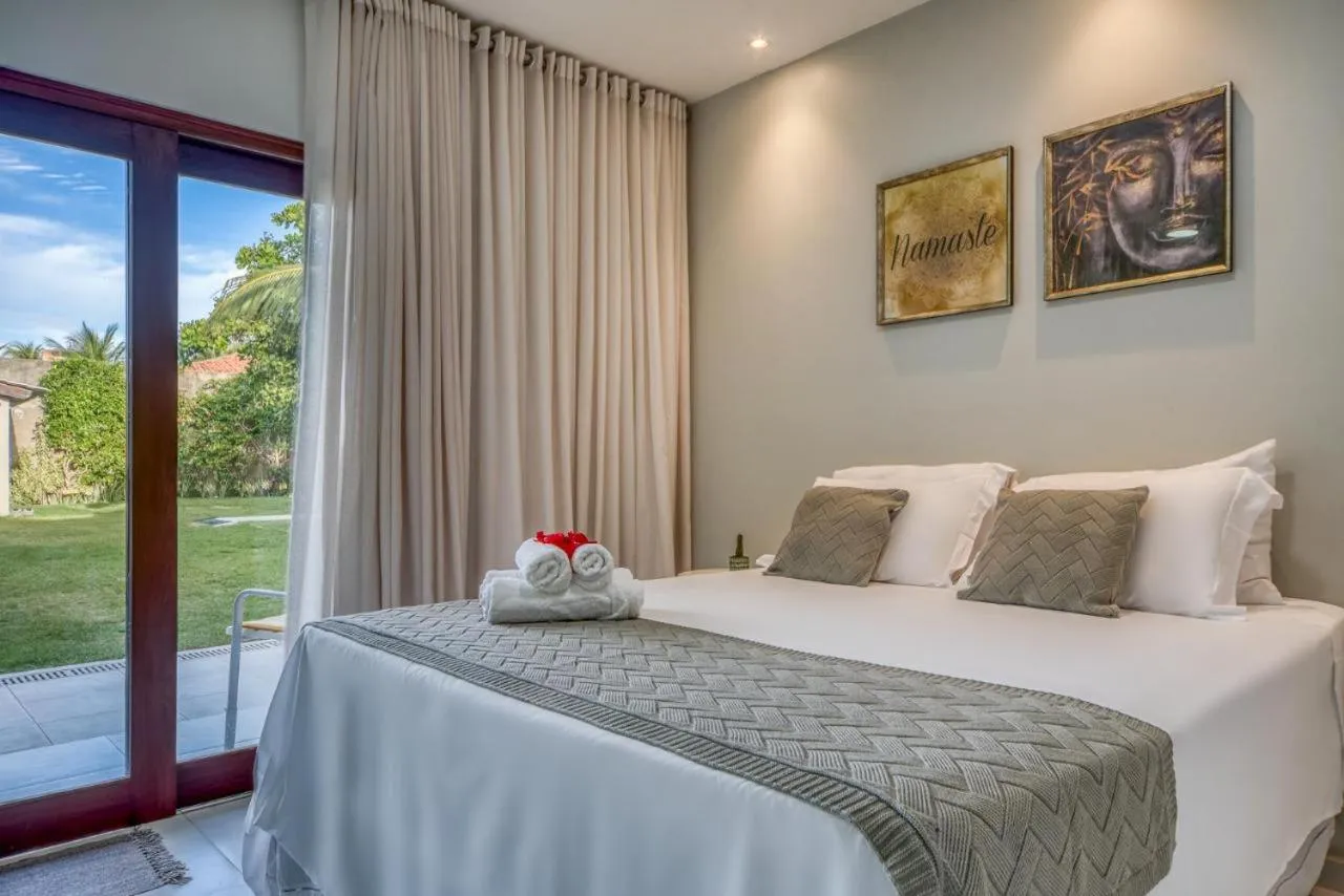 Bed in Pousada Ipioca Beach Village