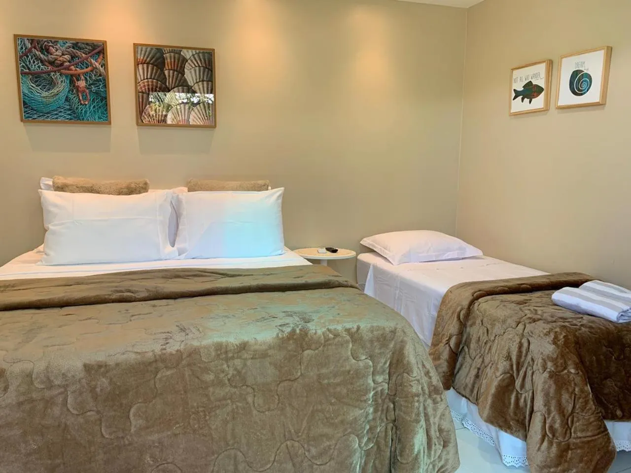 Bed in Pousada Ipioca Beach Village