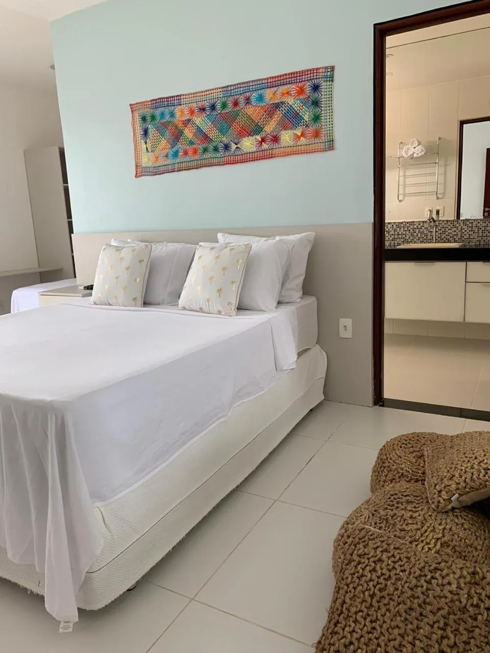 Bed in Pousada Ipioca Beach Village