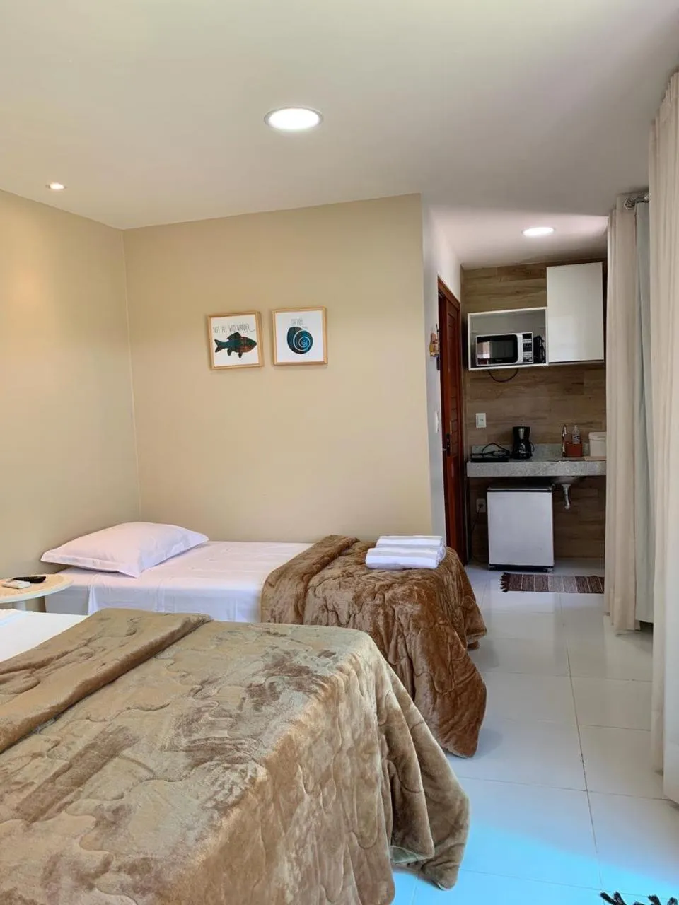 Bed in Pousada Ipioca Beach Village